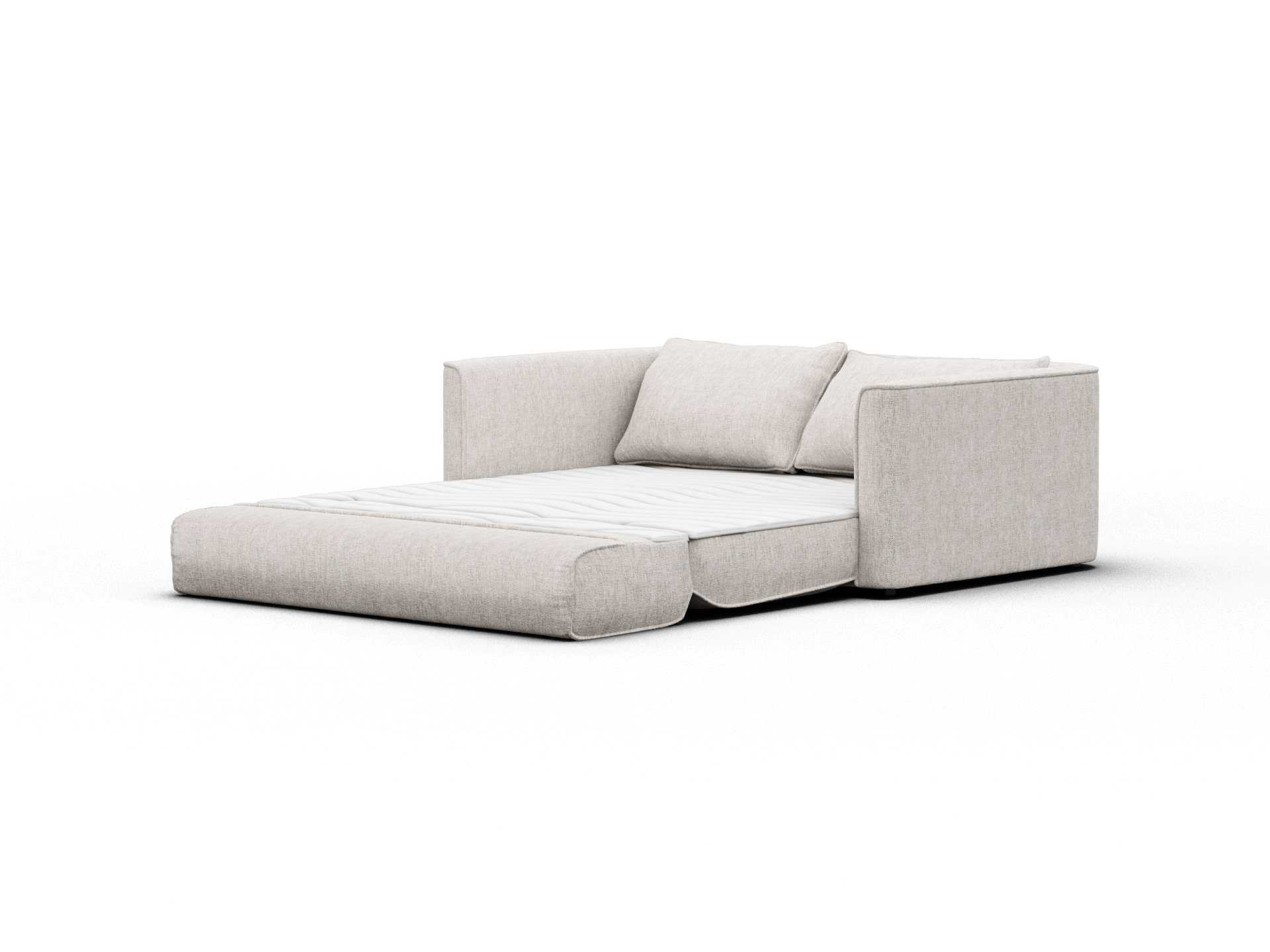 Koala Sofa Bed and Ottoman [4th Gen] Bundle - Silver Sand / 2.5-Seater (Double)