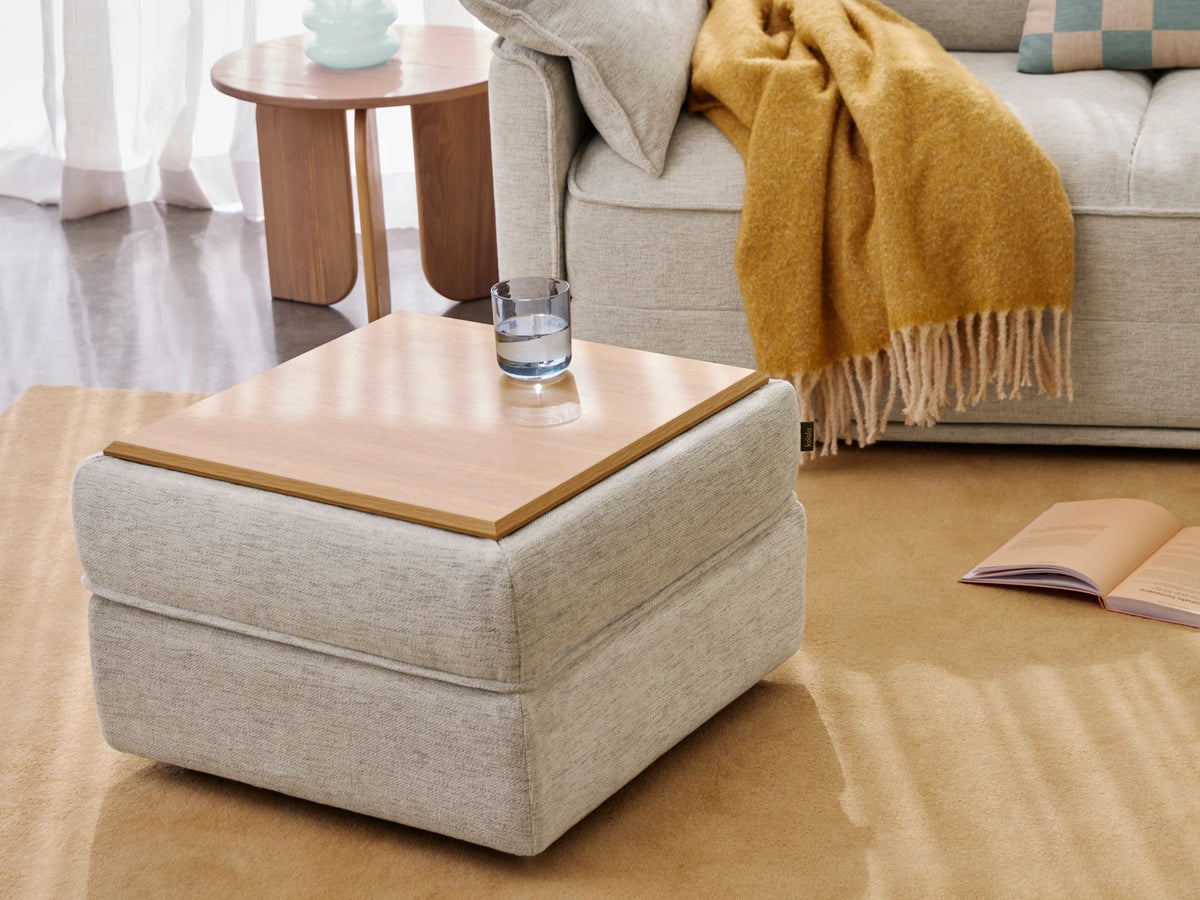 Koala Sofa Bed Ottoman [4th Gen] - Silver Sand