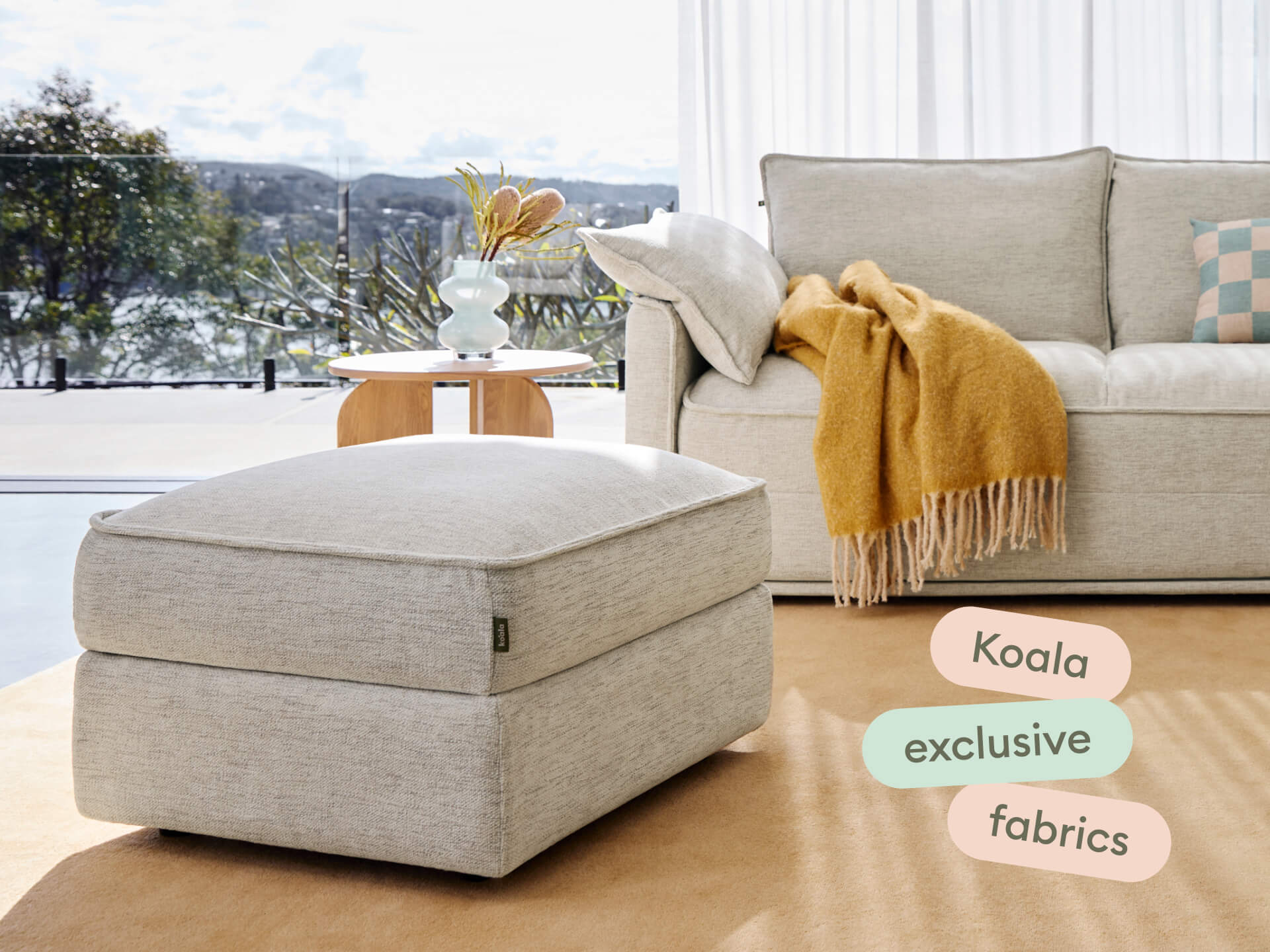 Koala Sofa Bed Covers [4th Gen] - 3.5-Seater (King) / Silver Sand