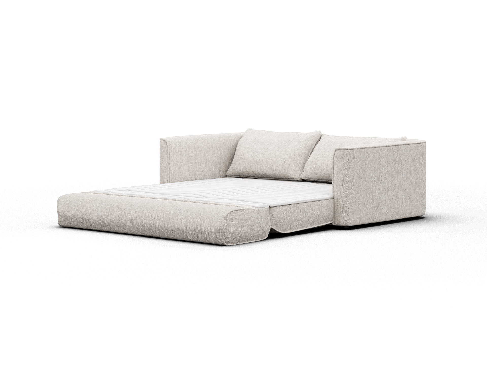 Koala Sofa Bed and Ottoman [4th Gen] Bundle - Silver Sand / 3-Seater (Queen)