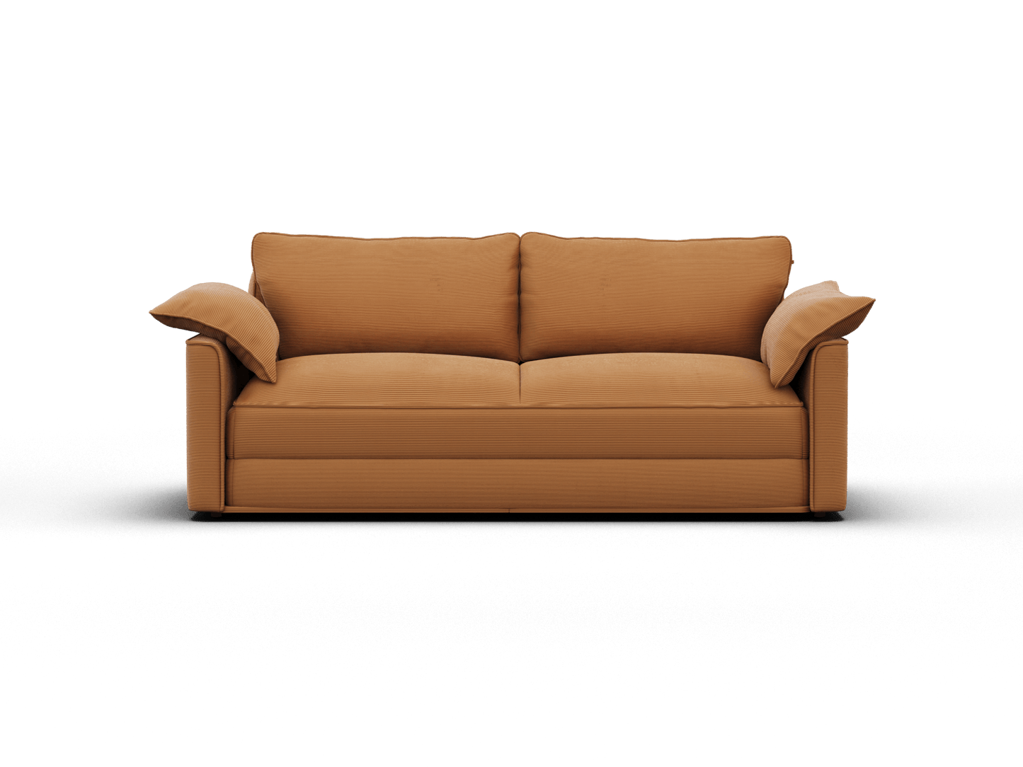 Koala Sofa Bed King in terracotta corduroy product image