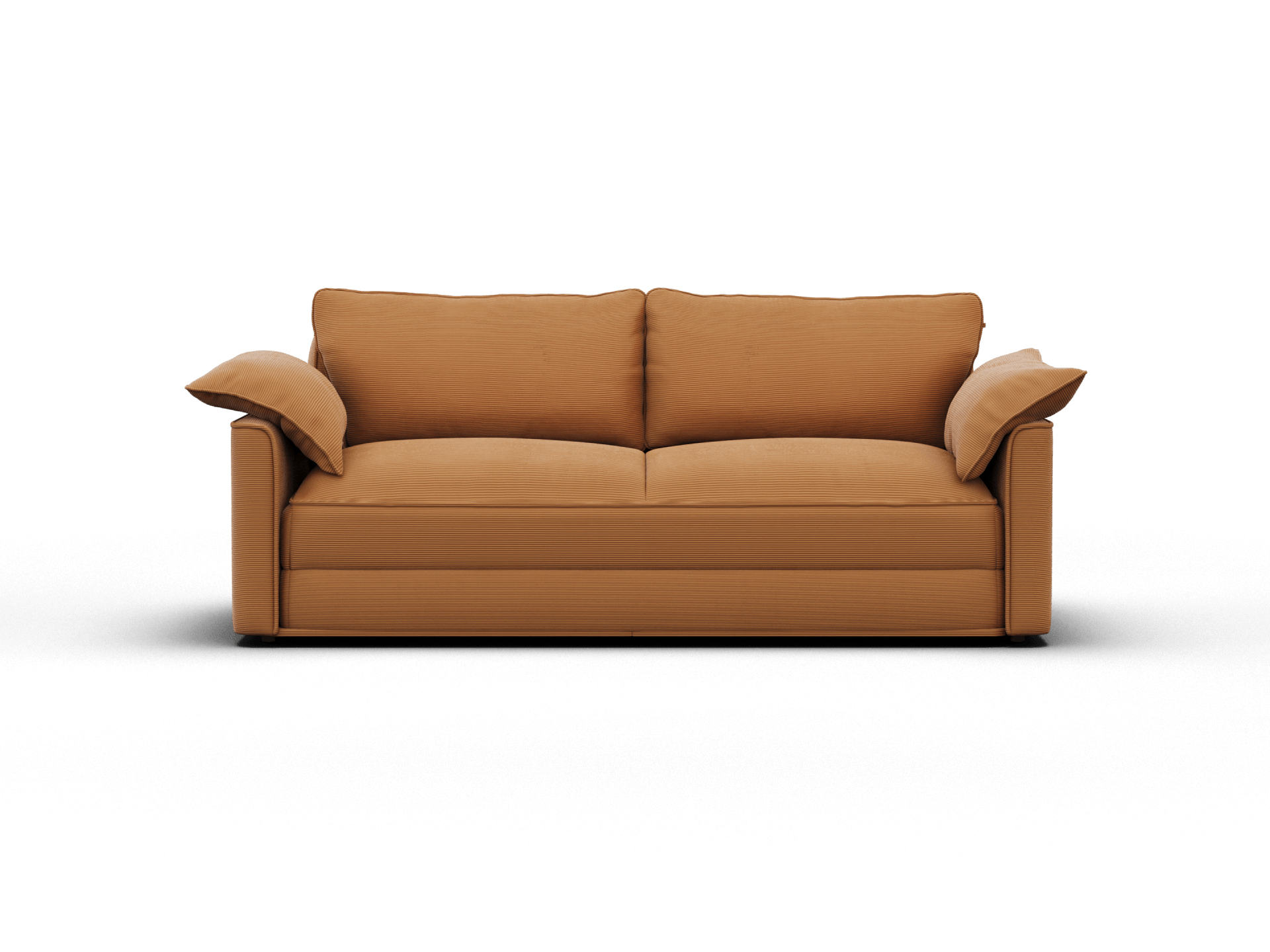 Koala Sofa Bed King in terracotta corduroy product image