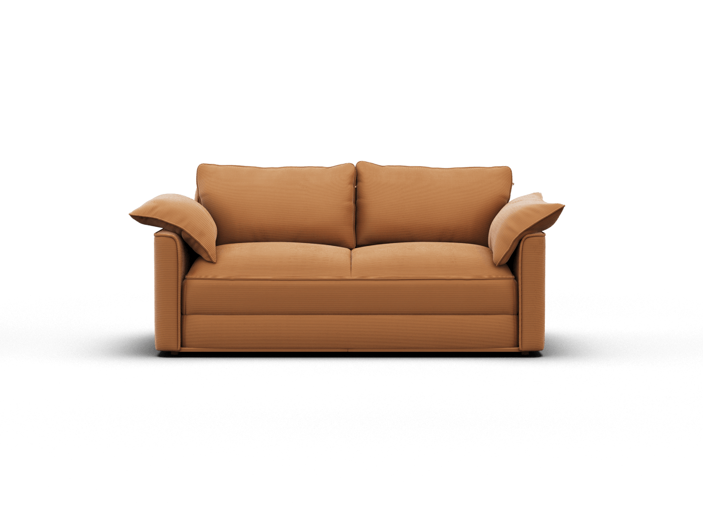 Koala Sofa Bed Queen in terracotta corduroy product image