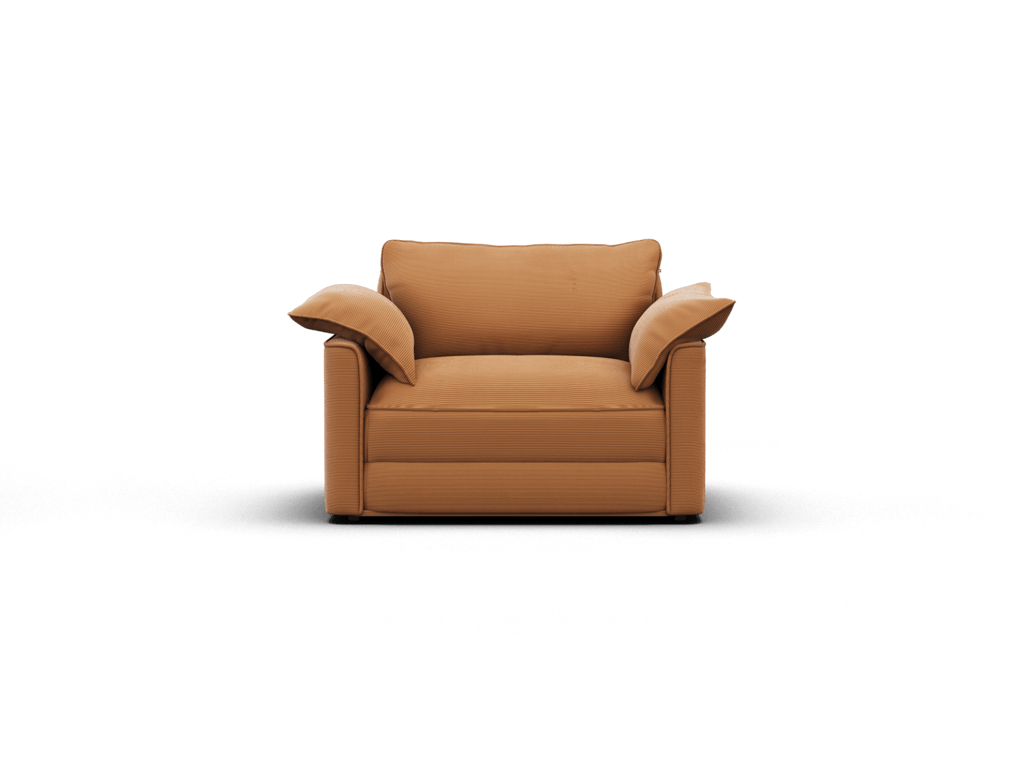 Koala Sofa Bed Single in terracotta corduroy product image