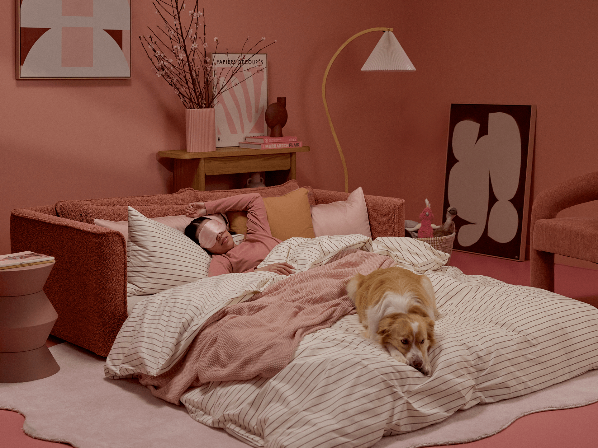Koala x Bluey Playtime Sofa Bed - 2.5-Seater (Double) / Kookaburra