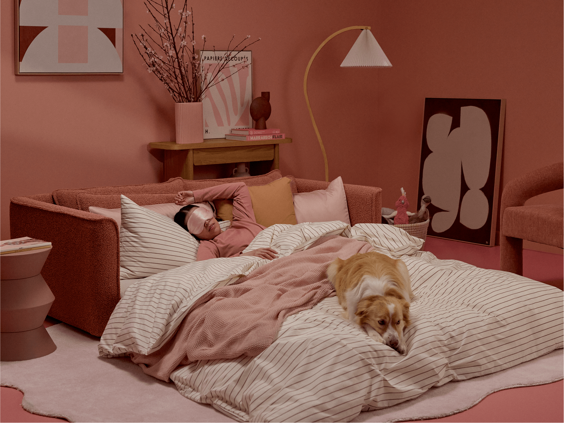 Koala x Bluey Playtime Sofa Bed - 3-Seater (Queen) / Kookaburra