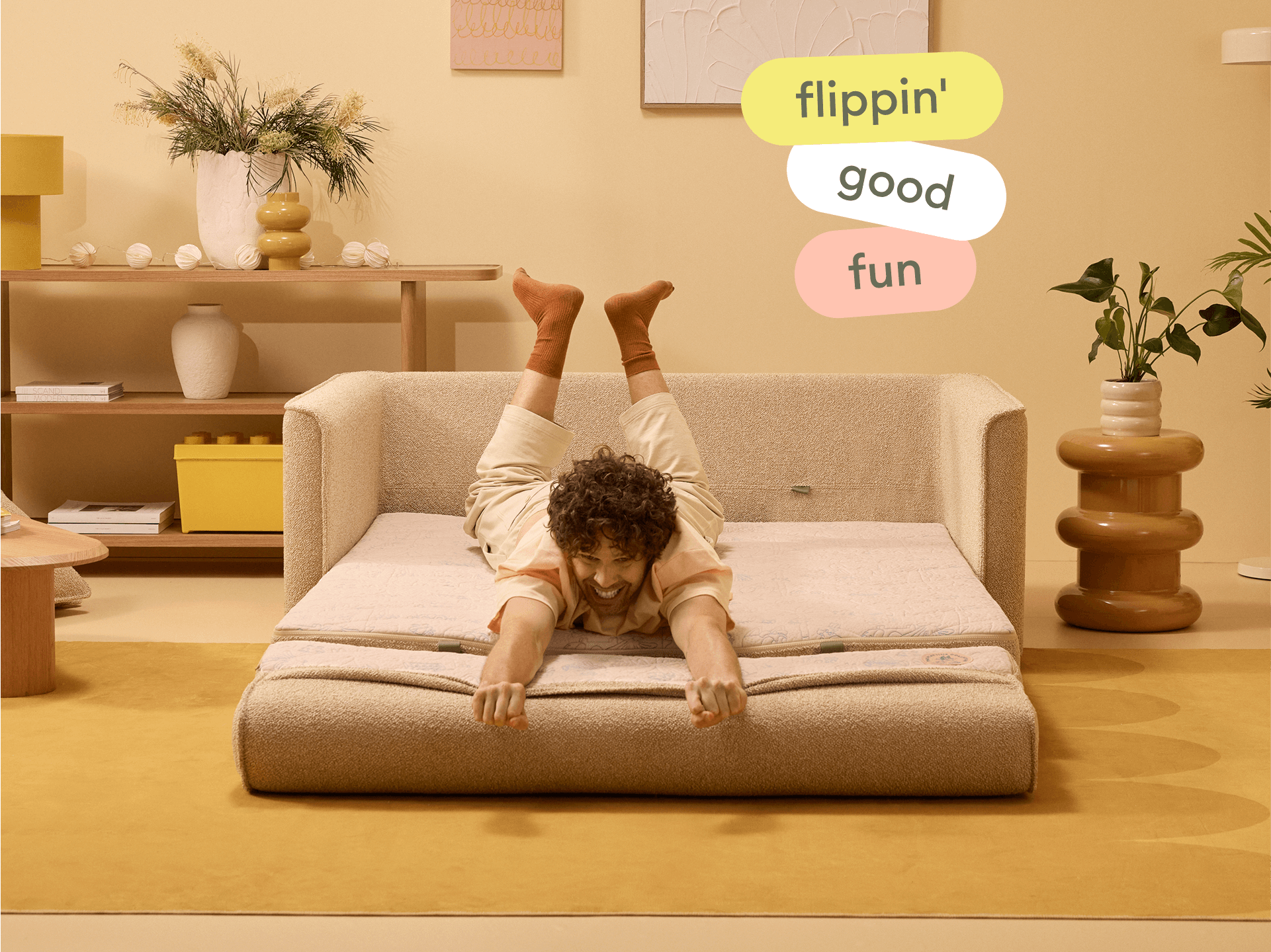 Koala x Bluey Playtime Sofa Bed - 2.5-Seater (Double) / Potoroo