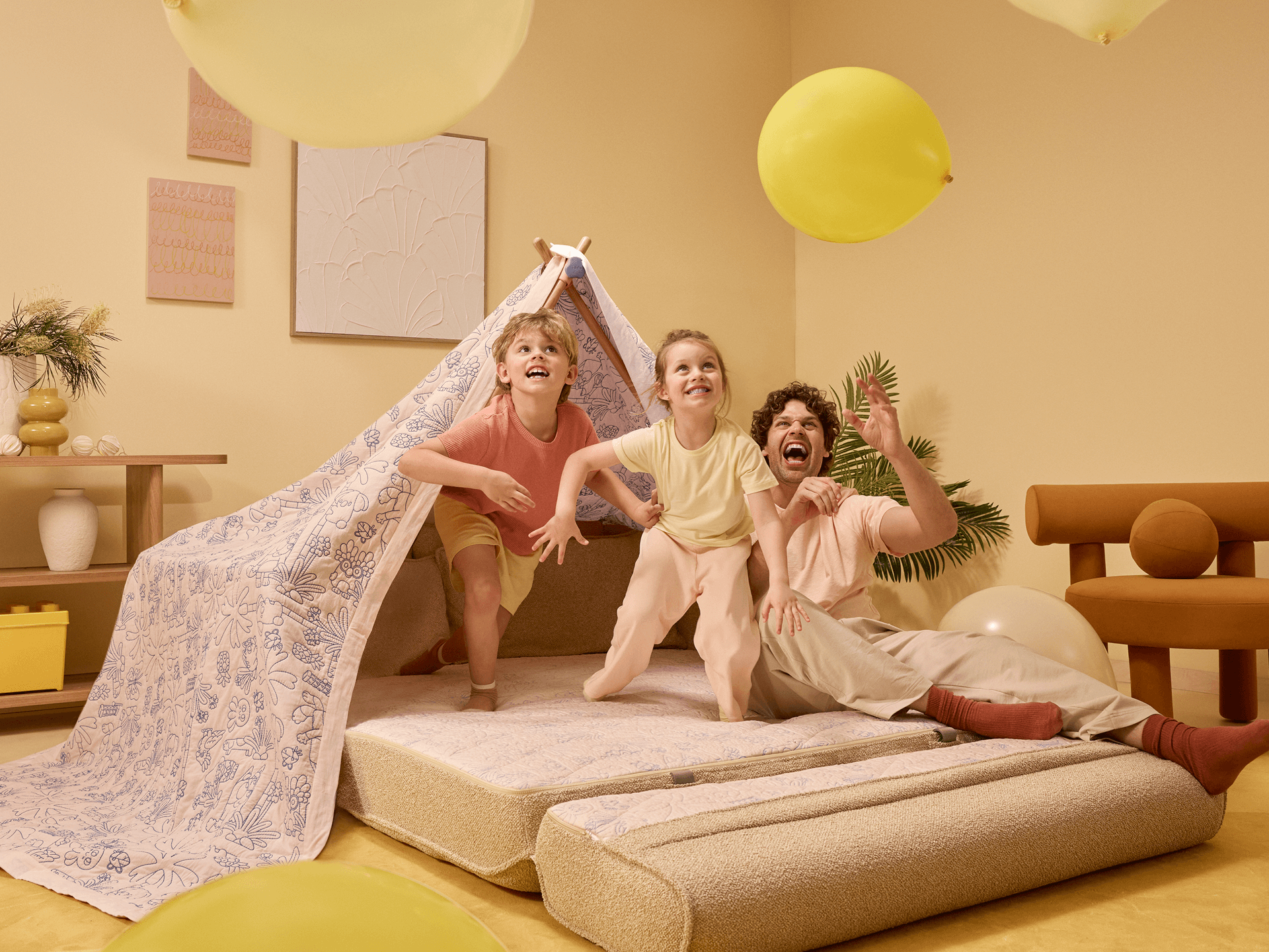 Koala x Bluey Playtime Sofa Bed - 3-Seater (Queen) / Potoroo