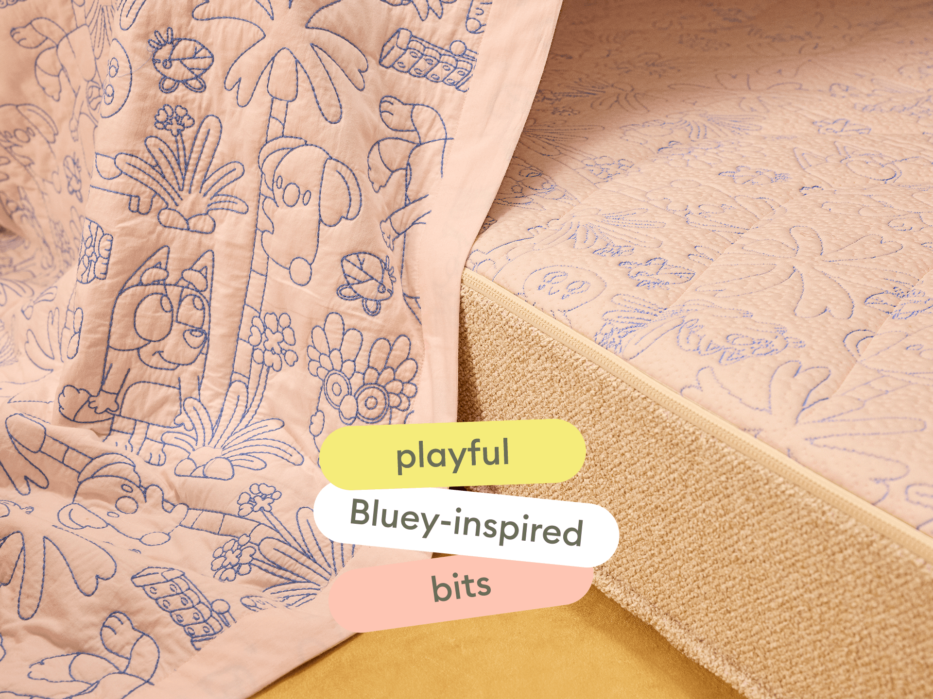Koala x Bluey Playtime Sofa Bed - 3-Seater (Queen) / Potoroo