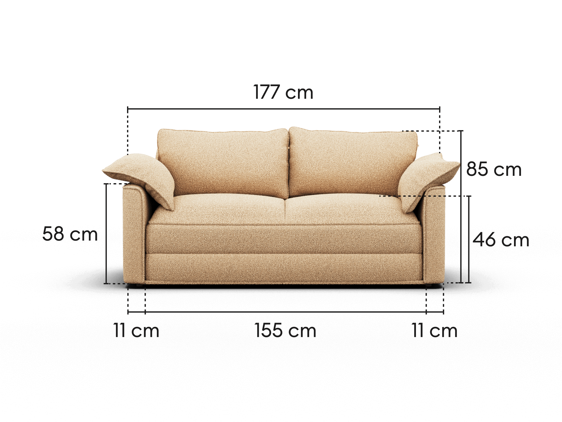 Koala x Bluey Playtime Sofa Bed - 3-Seater (Queen) / Potoroo