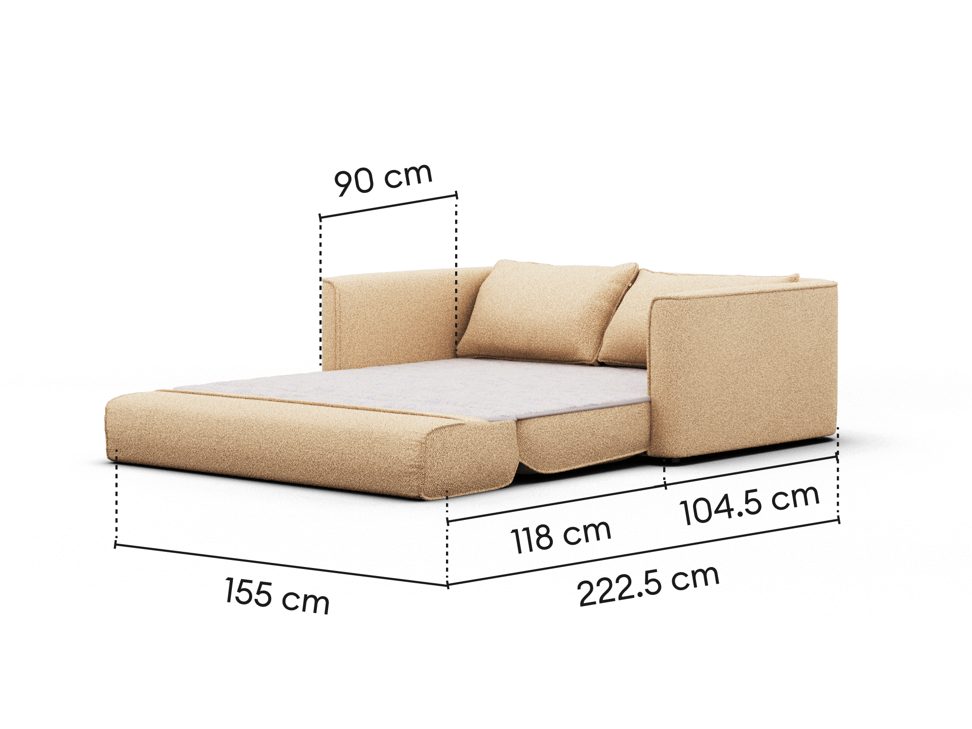 Koala x Bluey Playtime Sofa Bed - 3-Seater (Queen) / Potoroo