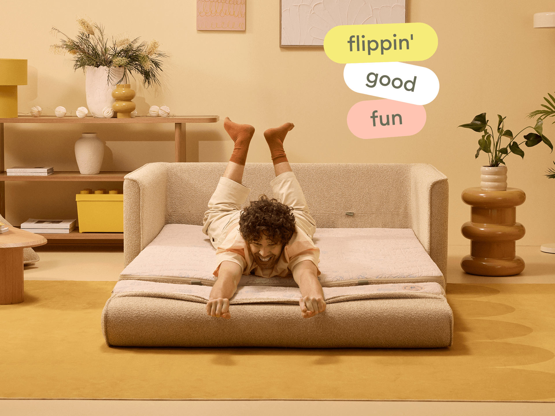 Koala x Bluey Playtime Sofa Bed - 3-Seater (Queen) / Potoroo