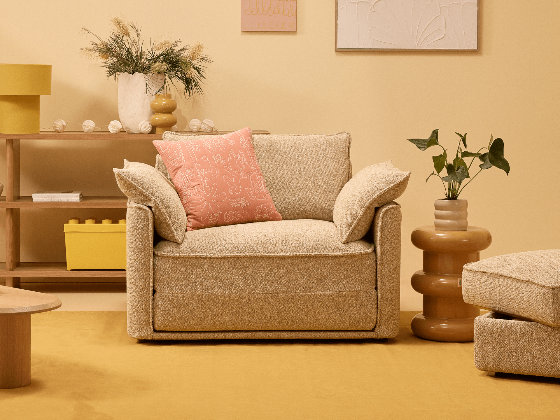 Koala x Bluey Playtime Sofa Bed - 1.5-Seater (Single) / Potoroo
