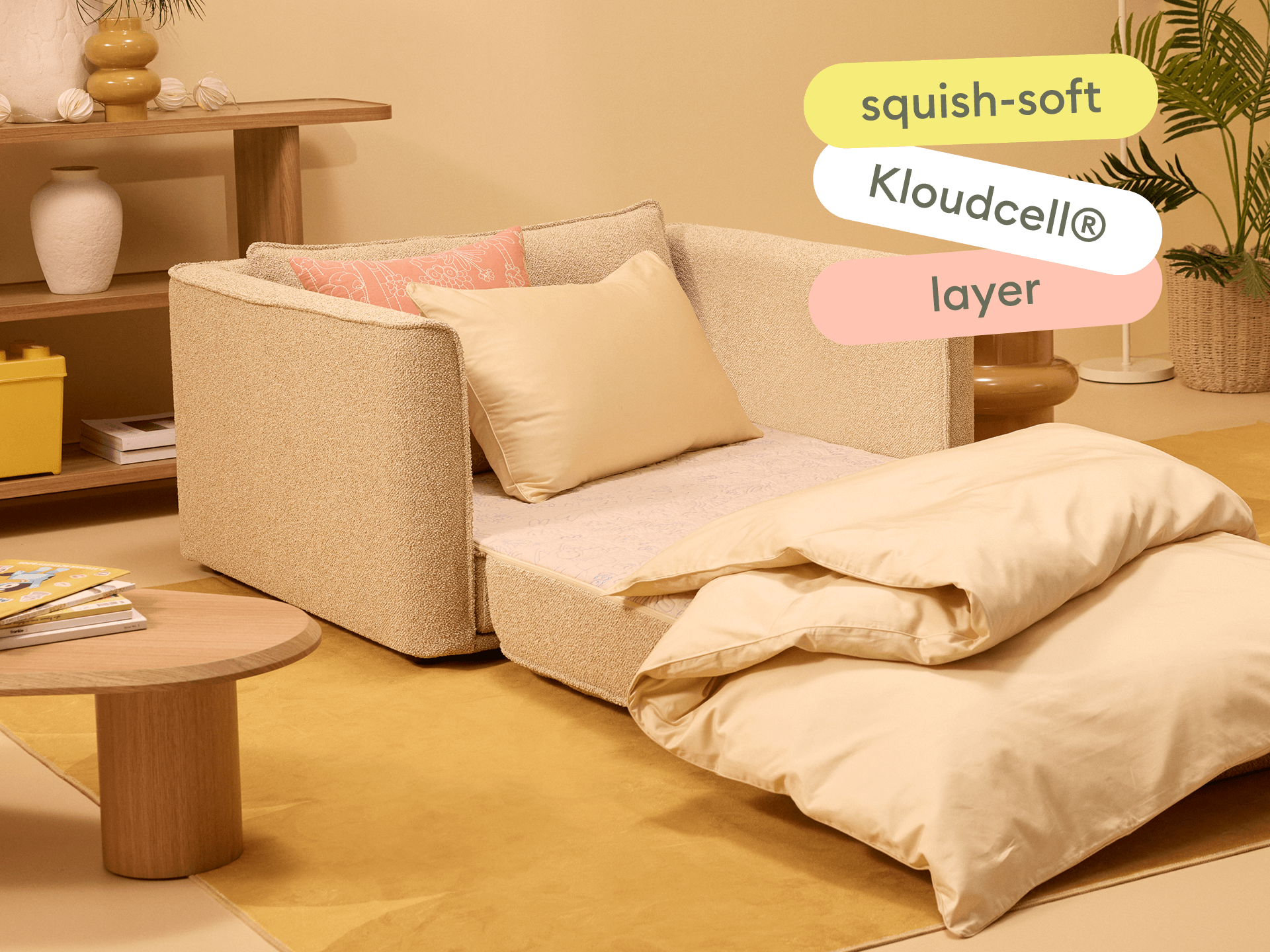Koala x Bluey Playtime Sofa Bed - 1.5-Seater (Single) / Potoroo