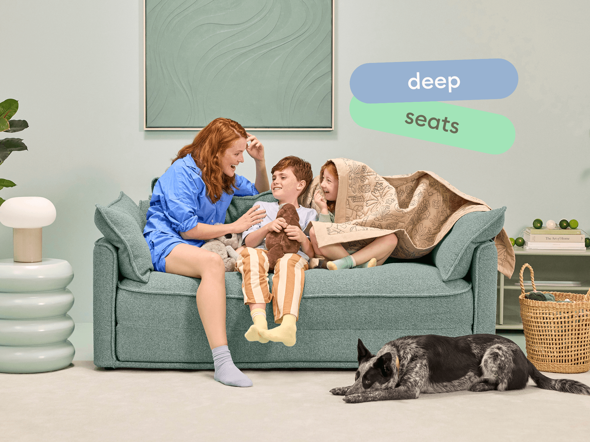 Koala x Bluey Playtime Sofa Bed - 2.5-Seater (Double) / The Creek