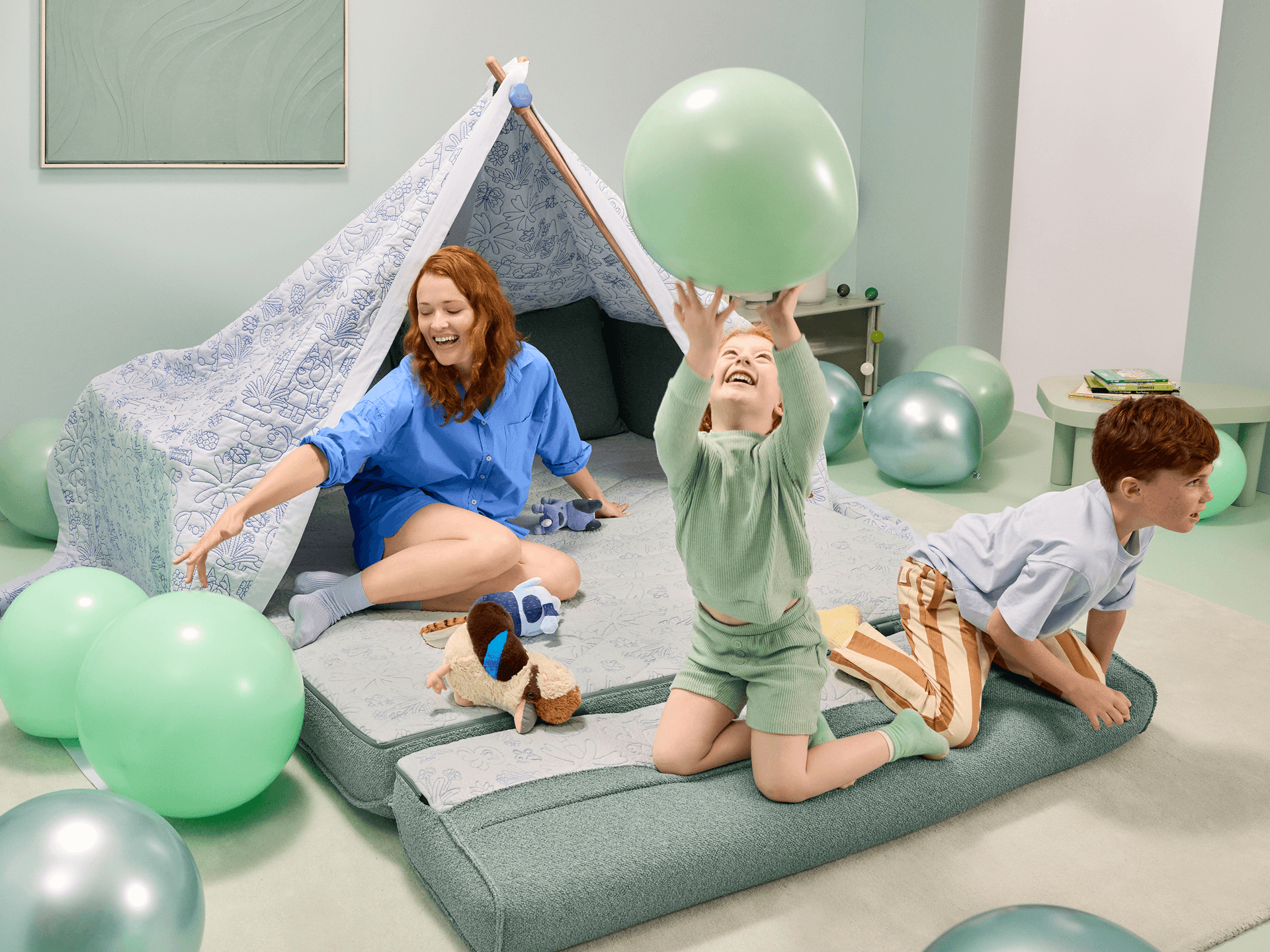 Koala x Bluey Playtime Sofa Bed - 3-Seater (Queen) / The Creek