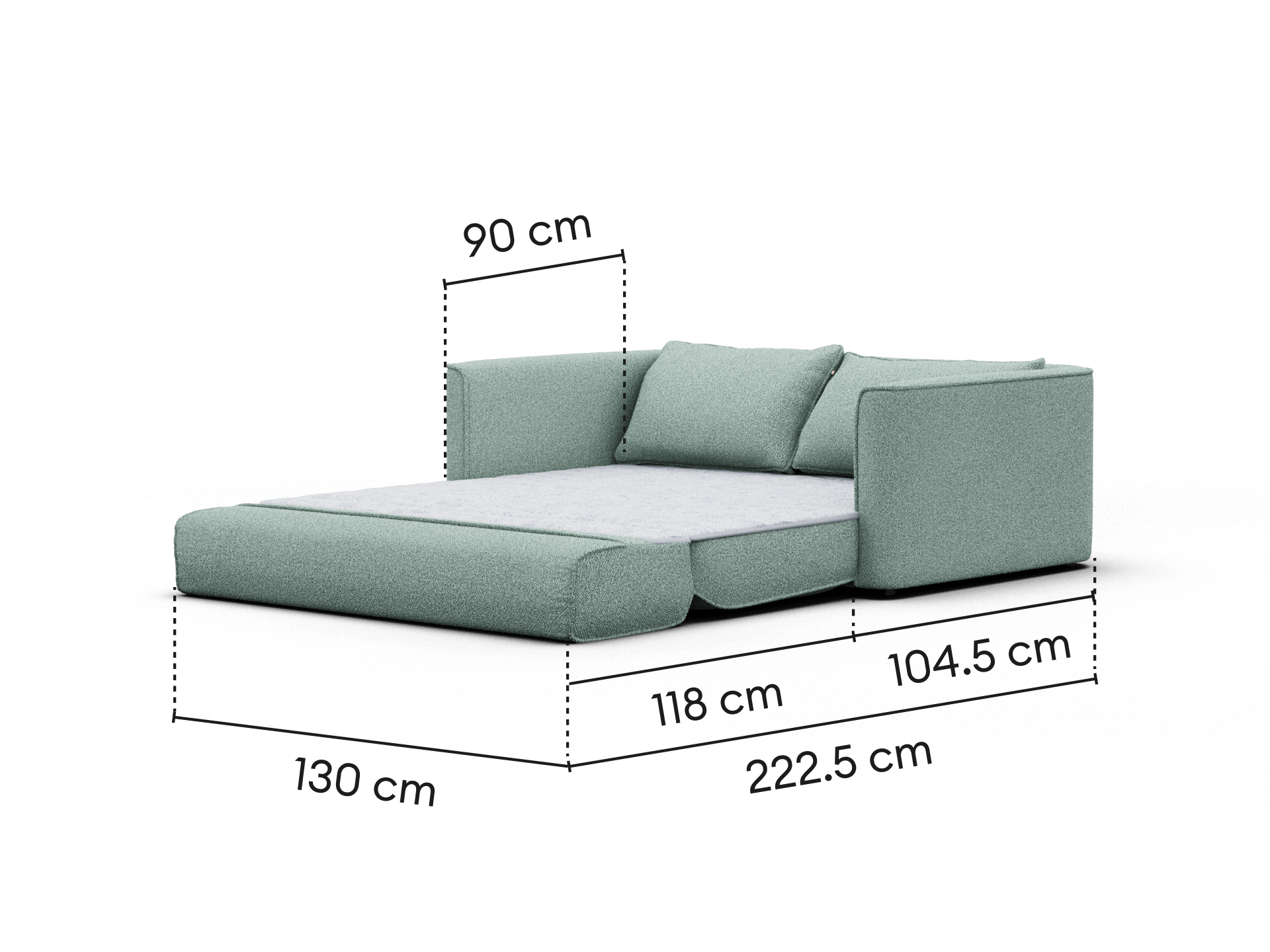 Koala x Bluey Playtime Sofa Bed - 3-Seater (Queen) / The Creek