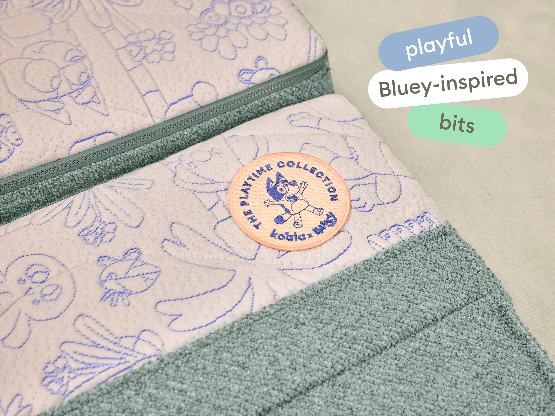 Koala x Bluey Playtime Sofa Bed - 1.5-Seater (Single) / The Creek