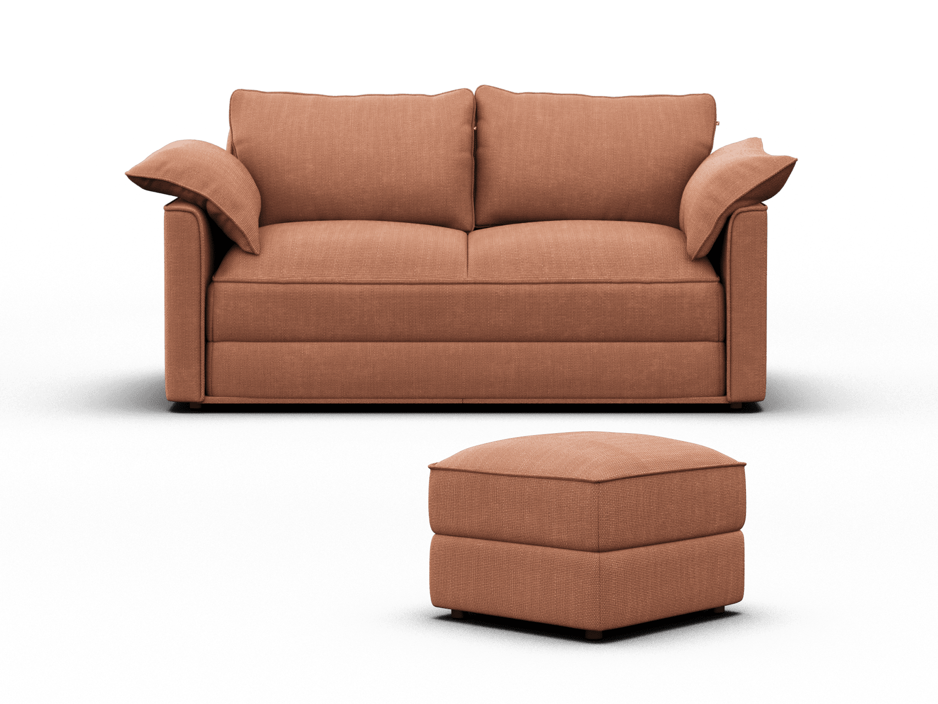 Koala Sofa Bed and Ottoman [4th Gen] Bundle - Cinnamon Sky / 2.5-Seater (Double)