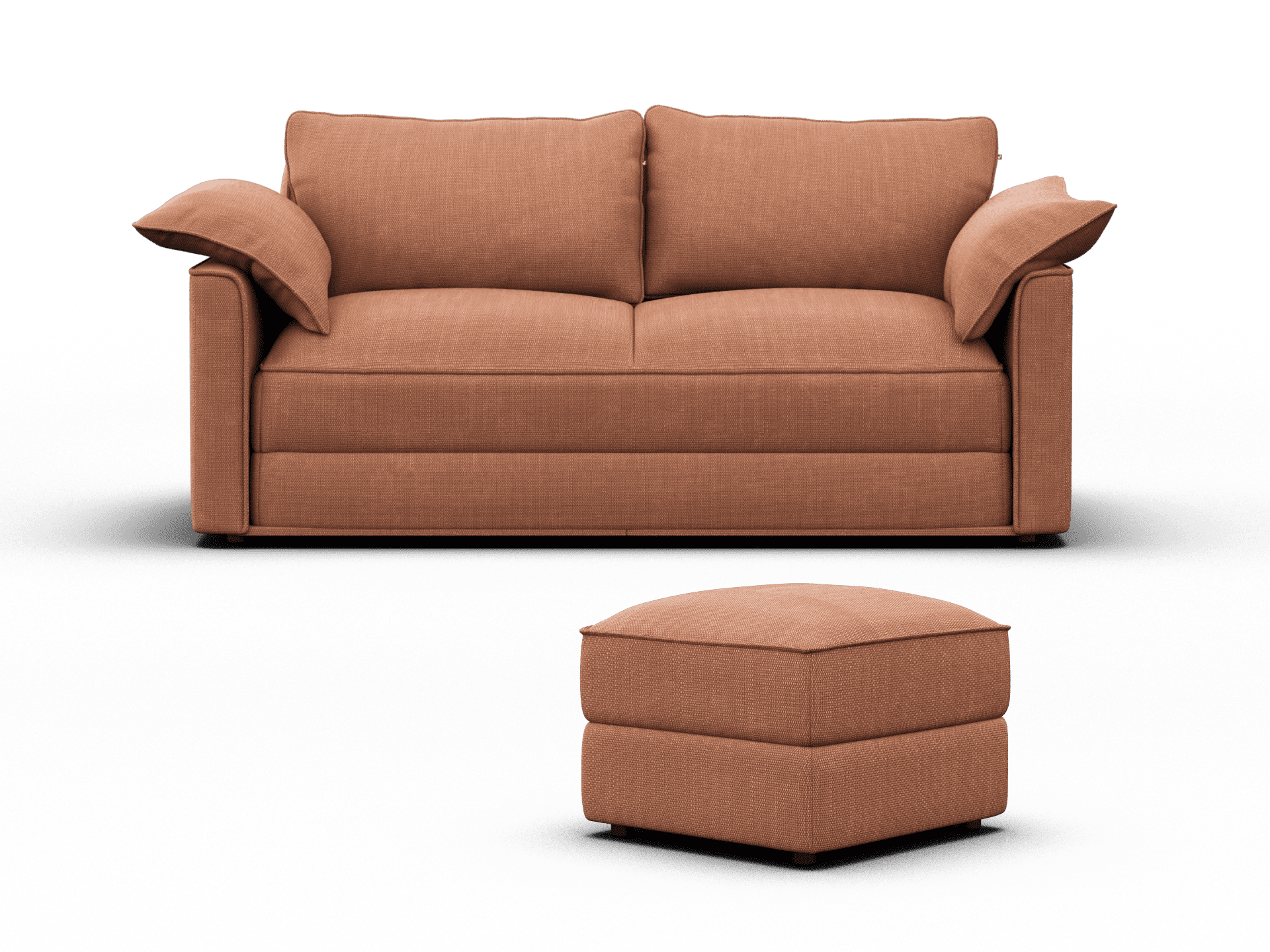 Koala Sofa Bed and Ottoman [4th Gen] Bundle - Cinnamon Sky / 3-Seater (Queen)