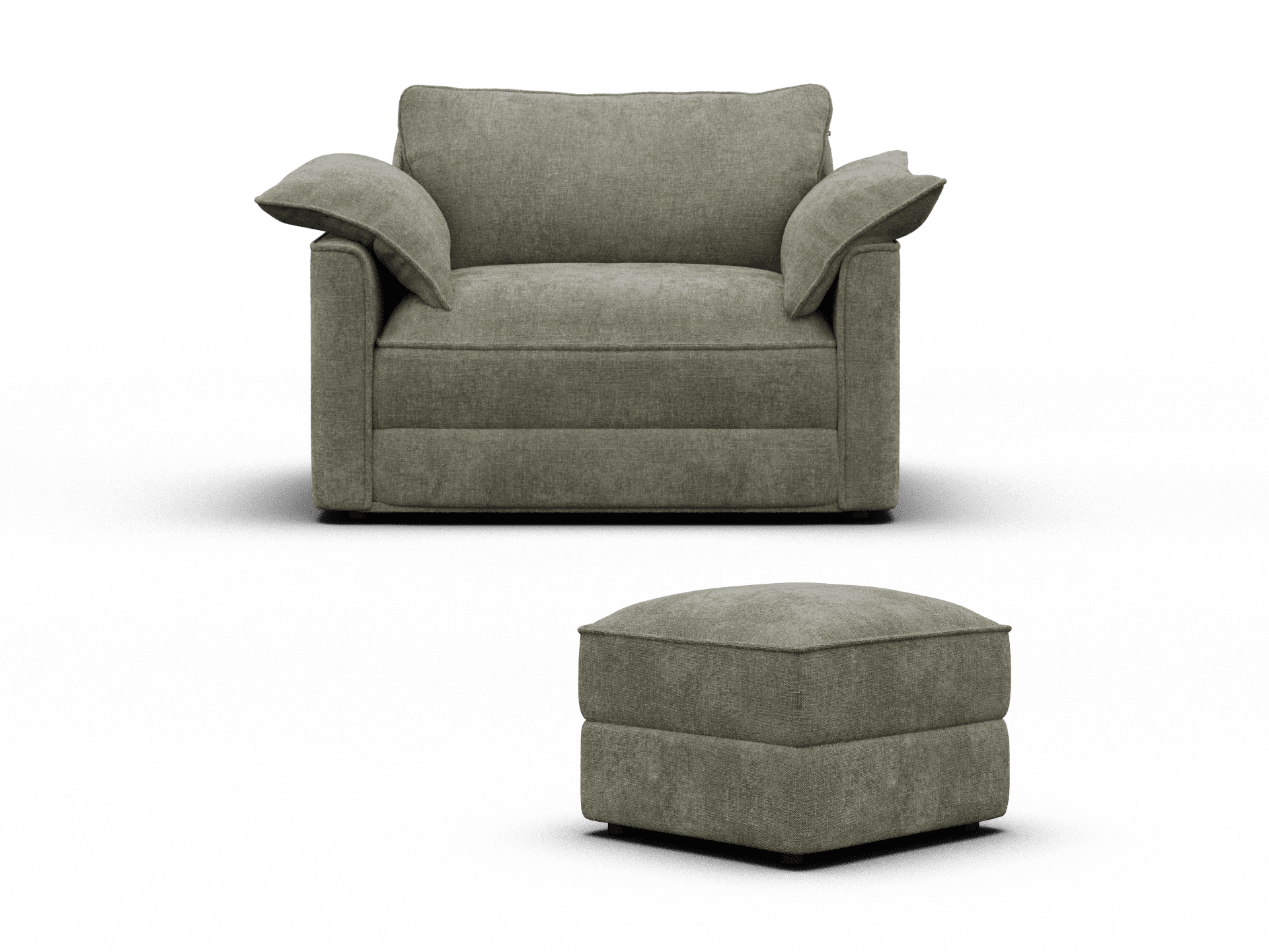 Koala Sofa Bed and Ottoman [4th Gen] Bundle - Forest Dawn / 1.5-Seater (Single)