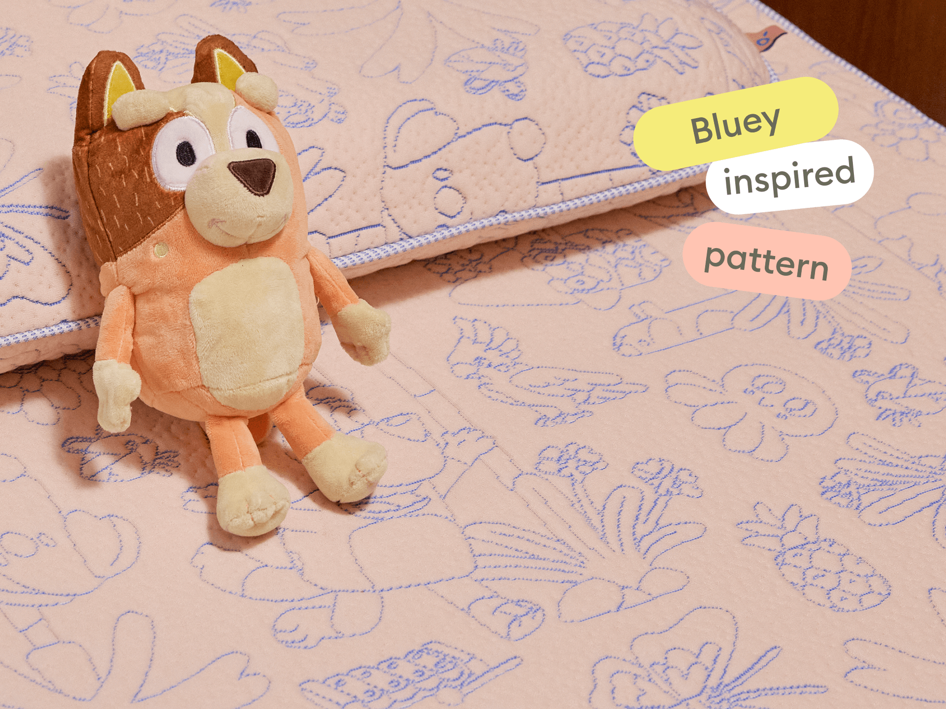 Koala x Bluey Snoozytime Mattress - Calypso