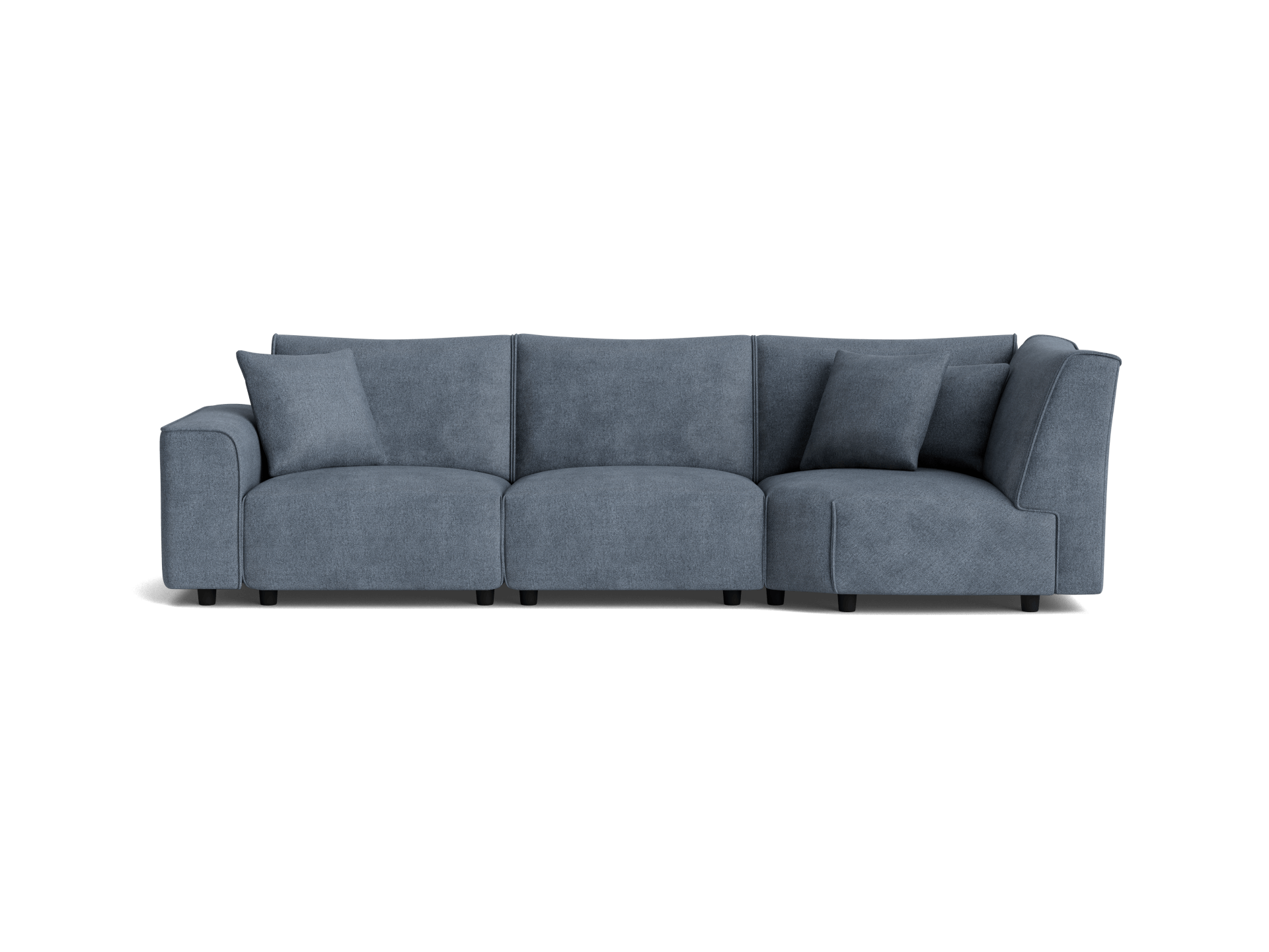 Modern Sofa - Corner / 4.5-Seater (Right) / Blue Heeler