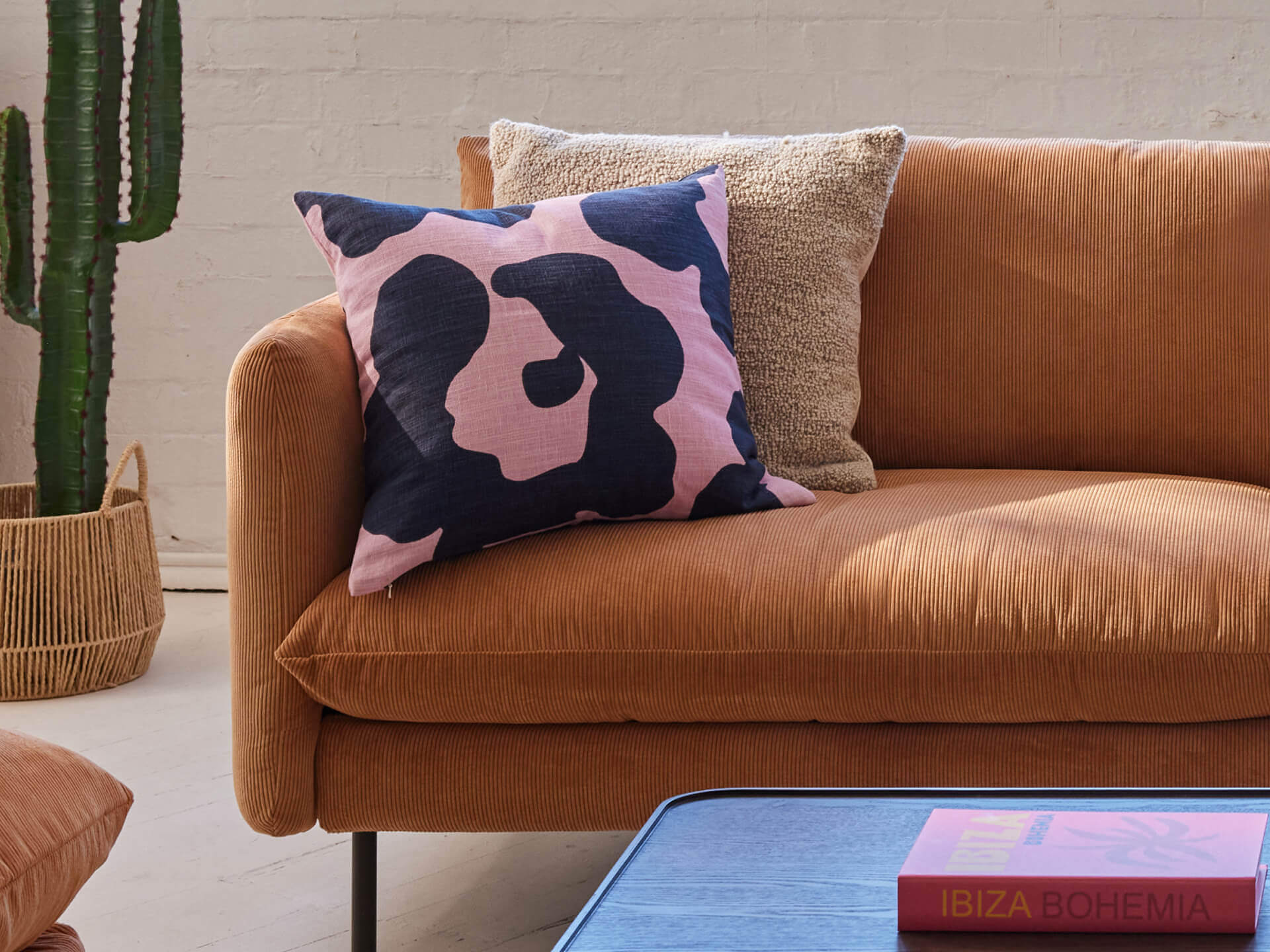 Native Bliss Cushion - 50 x 50cm / Midnight Rosé