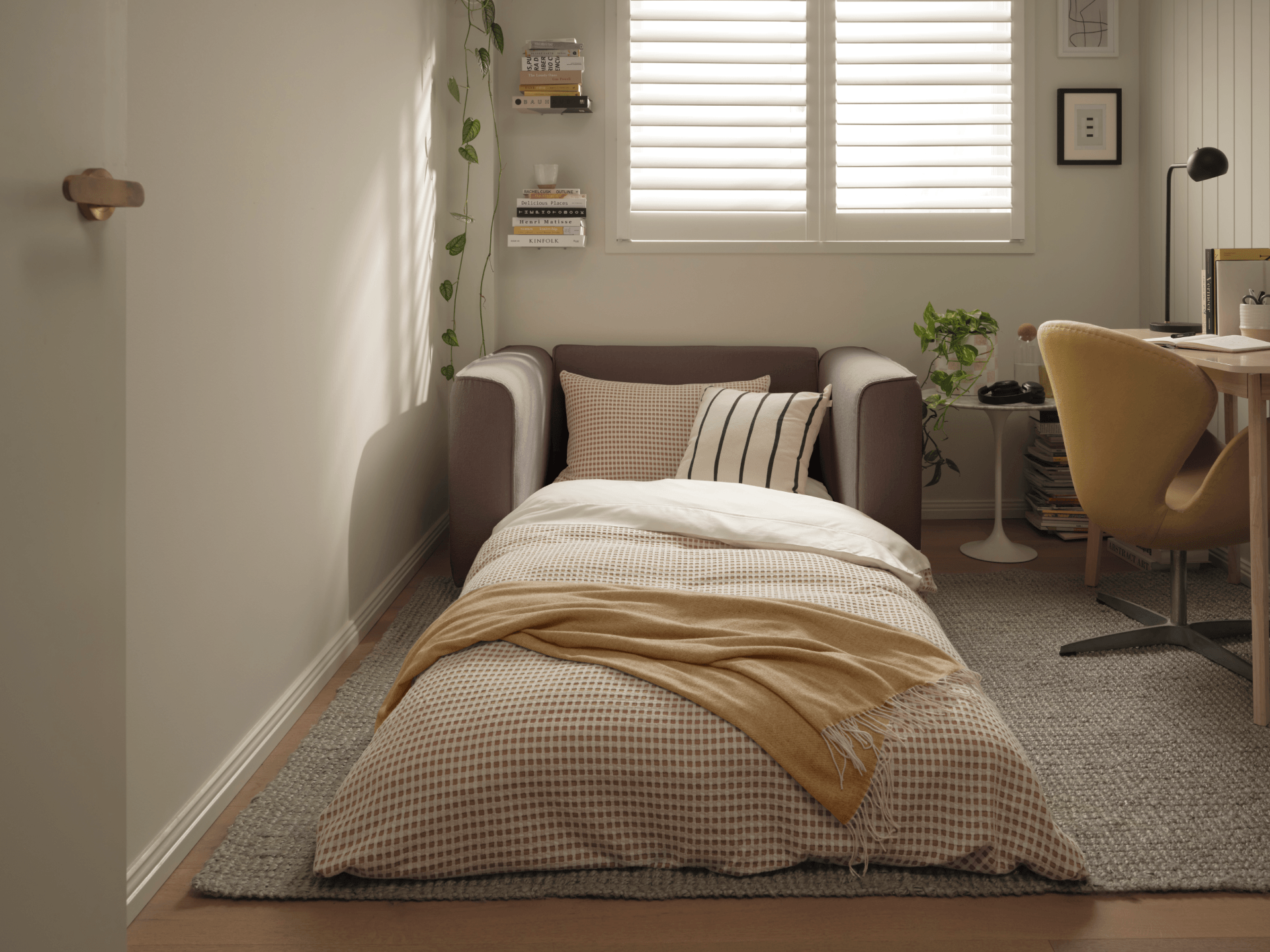 OG Sofa Bed - 1.5-Seater (Single) / Cocoa Clay