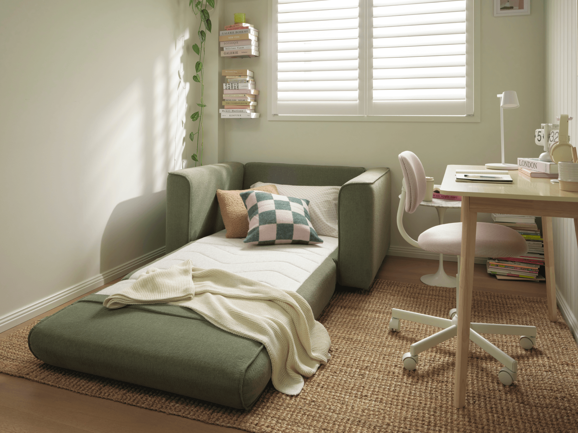 OG Sofa Bed - 1.5-Seater (Single) / Spring Sage