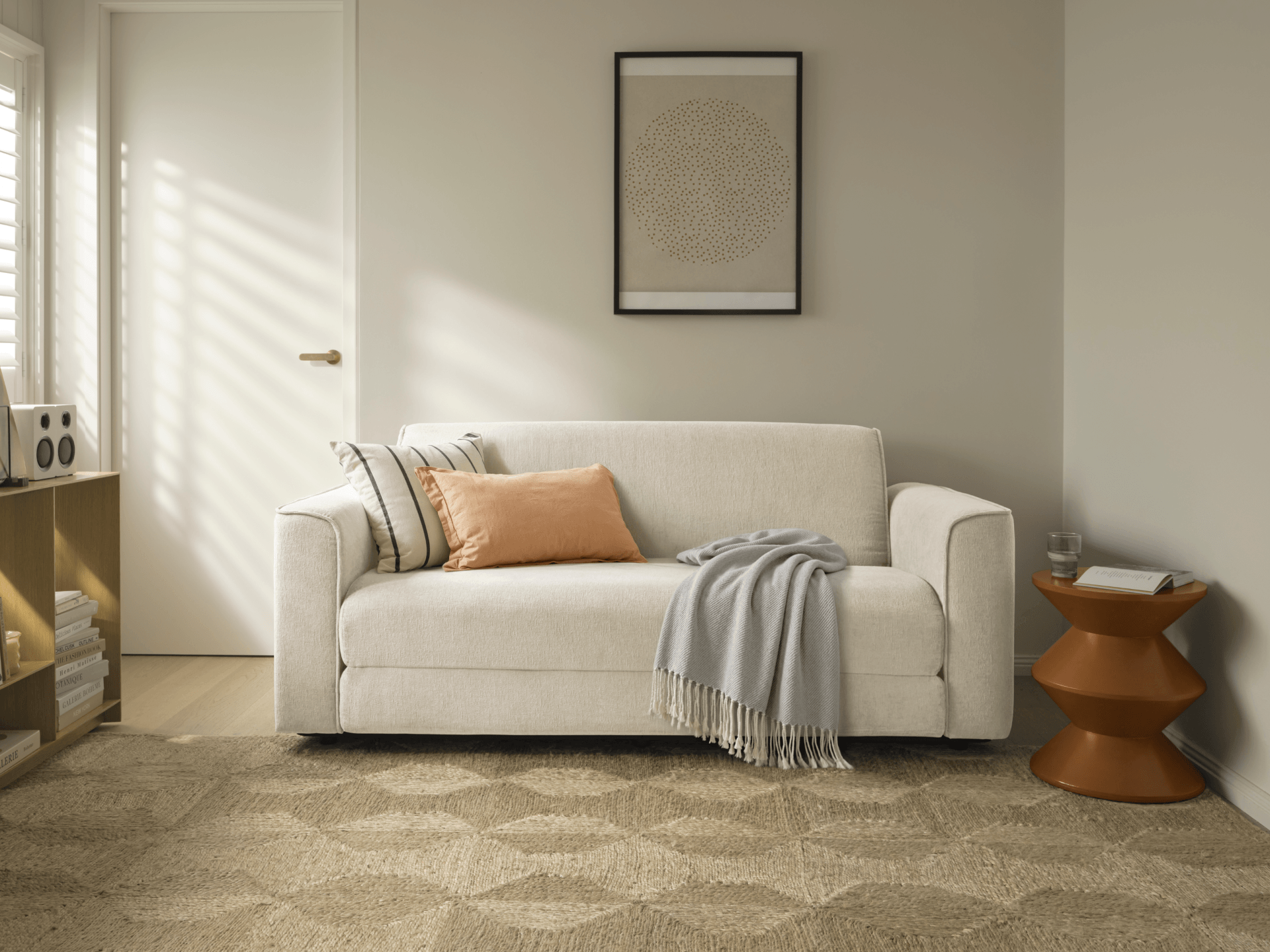 OG Sofa Bed - 3-Seater (Queen) / Vanilla