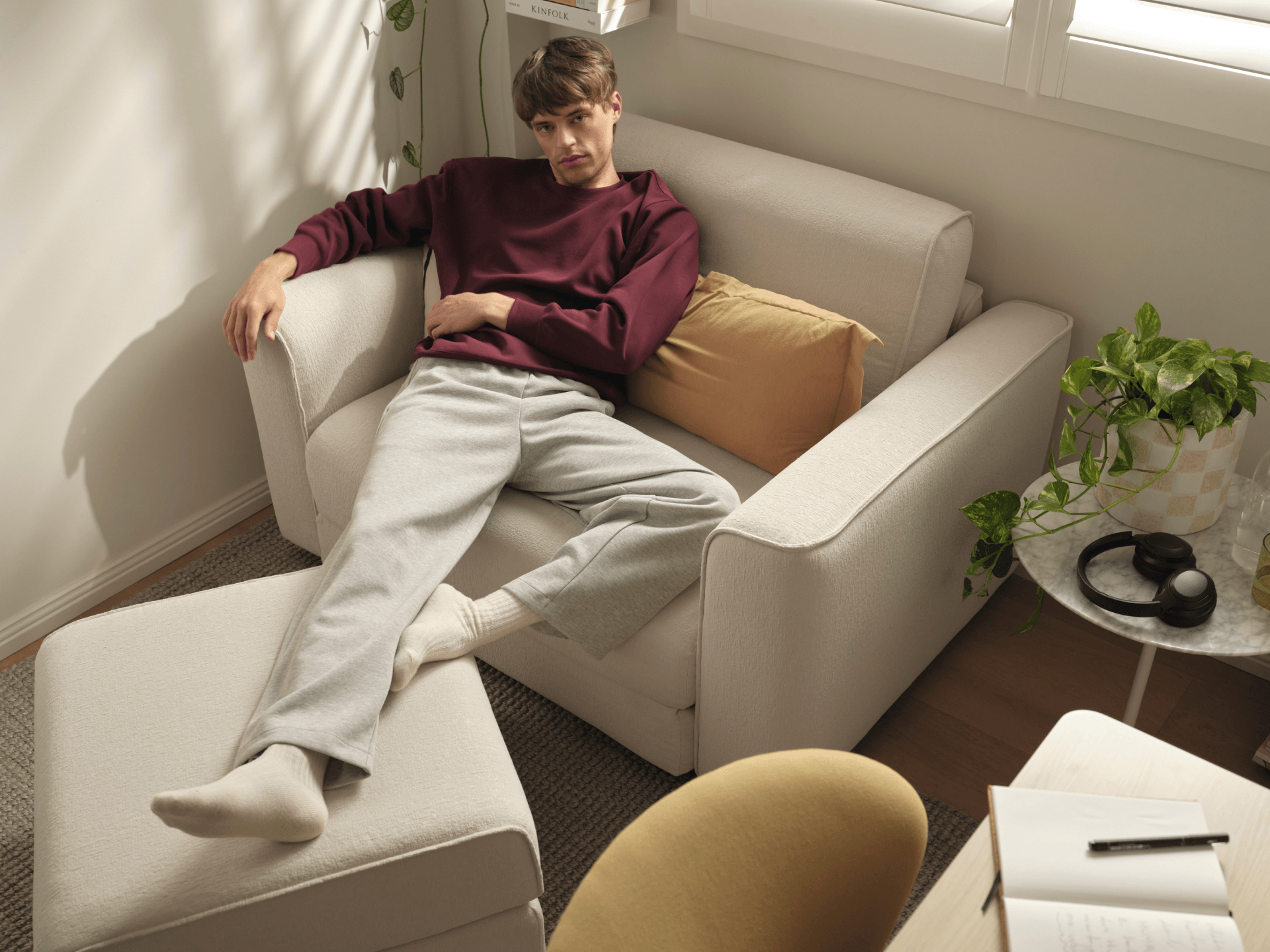 OG Sofa Bed - 1.5-Seater (Single) / Vanilla