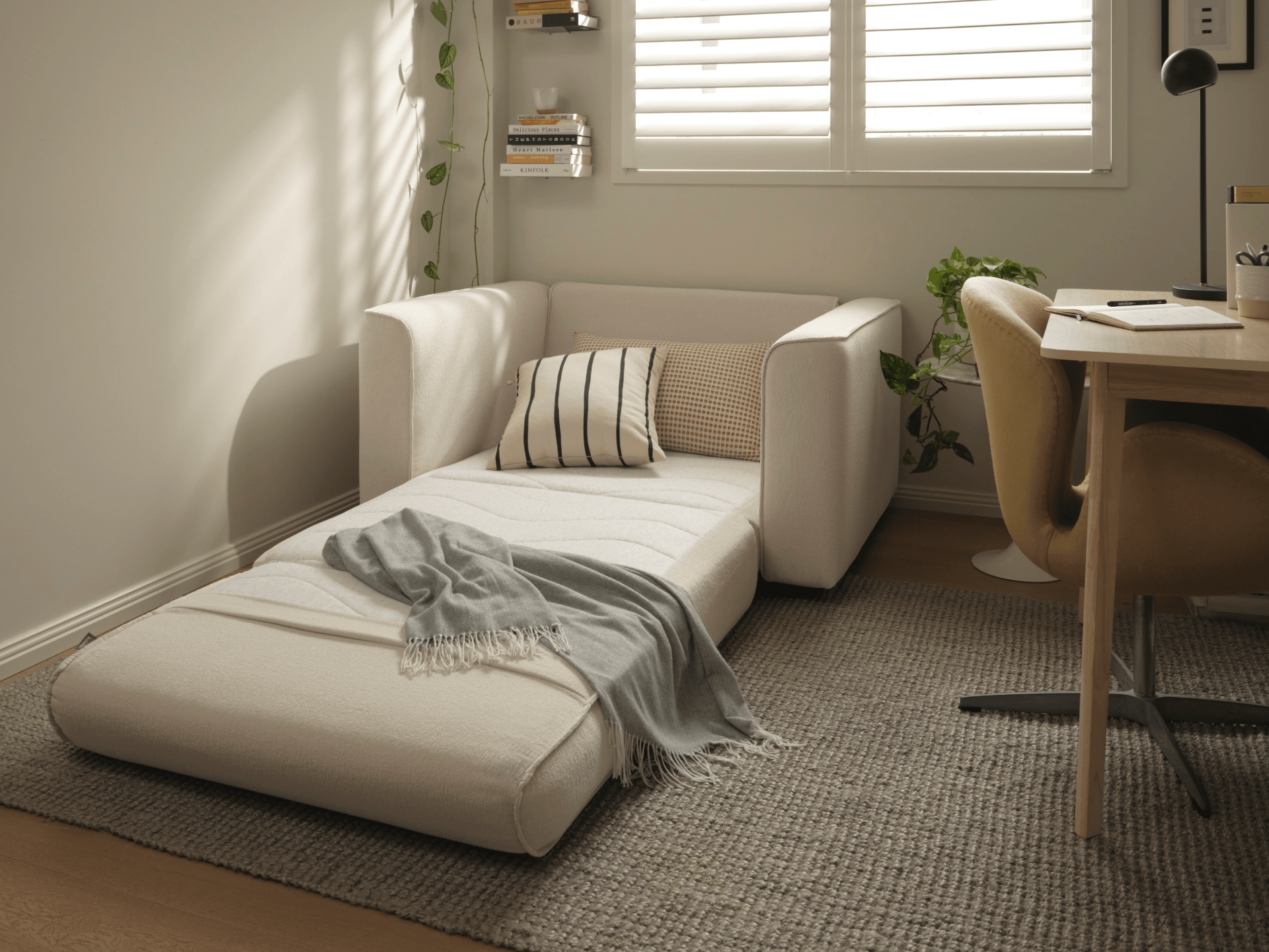 OG Sofa Bed - 1.5-Seater (Single) / Vanilla