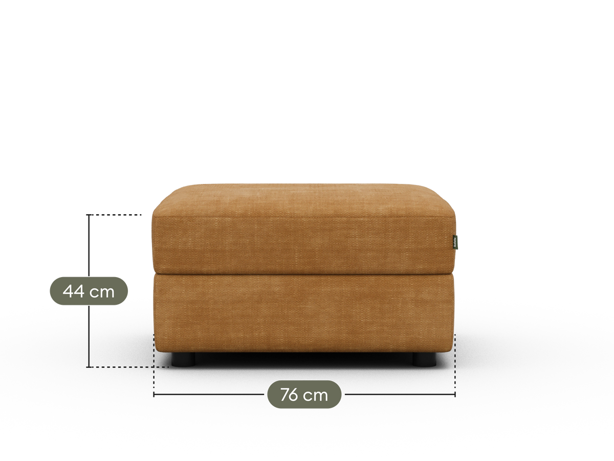 Paddo Sofa Bed Ottoman - Bronzed Aussie