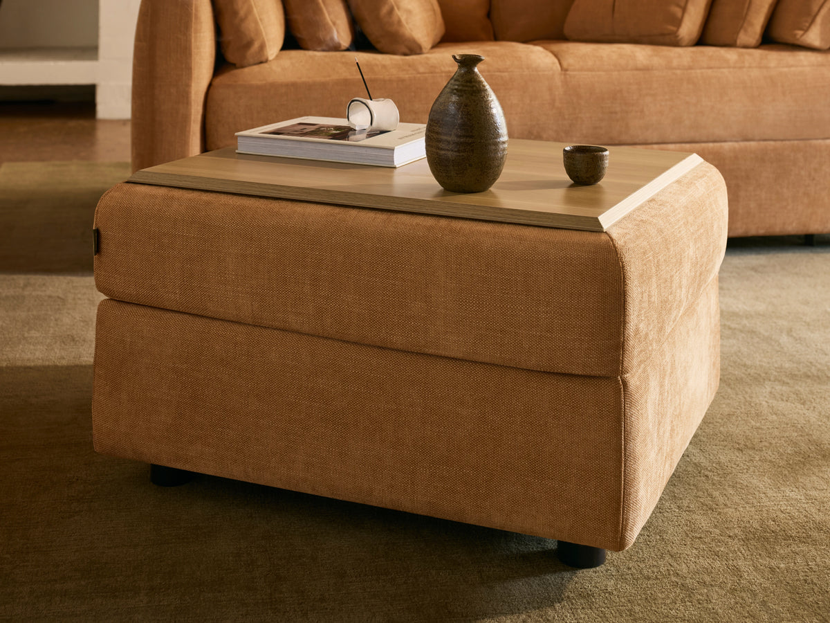 Paddo Sofa Bed Ottoman - Bronzed Aussie