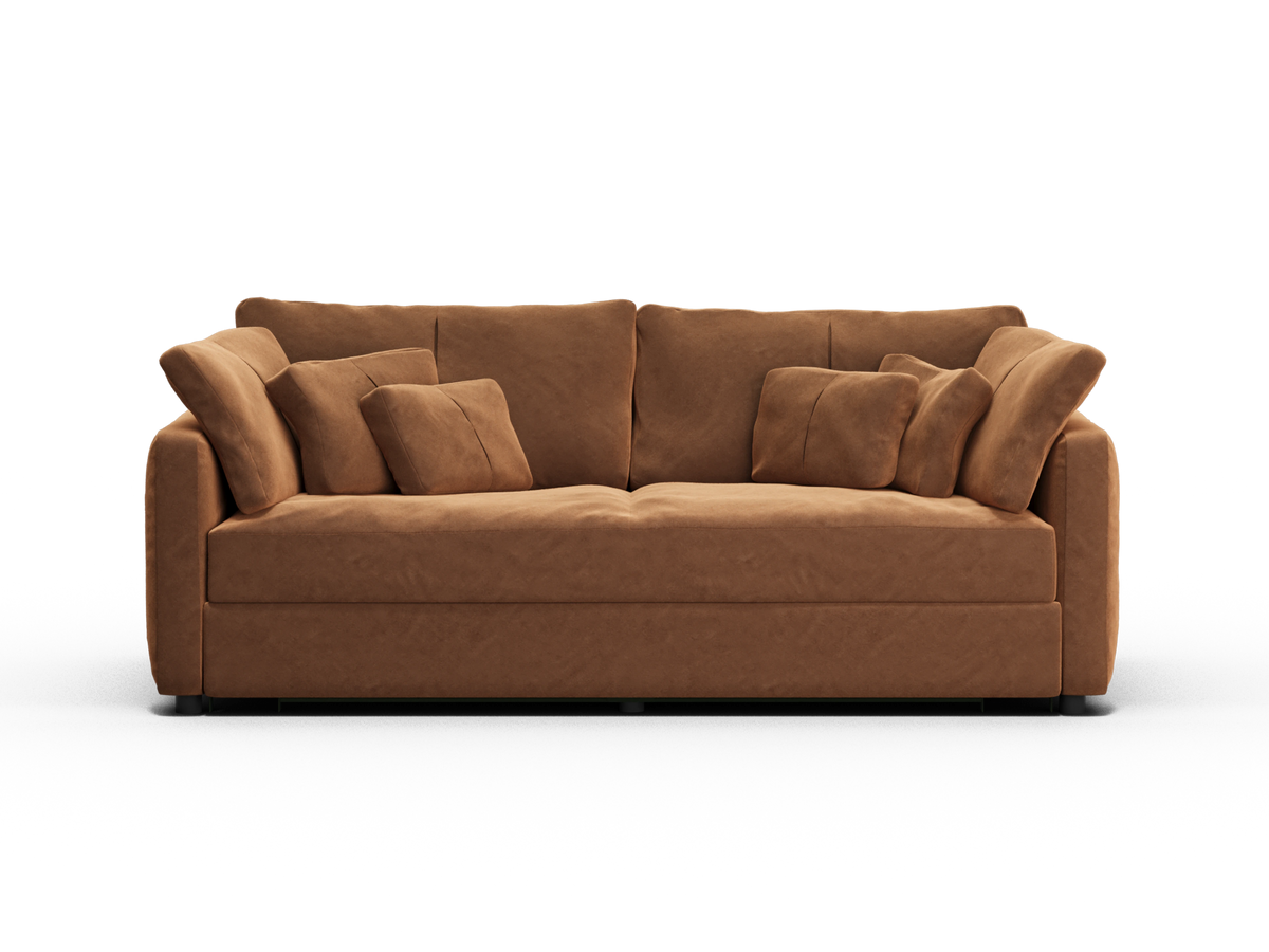 Paddo Sofa Bed - Burnt Butter (Velvet) / 3.5-Seater (King)
