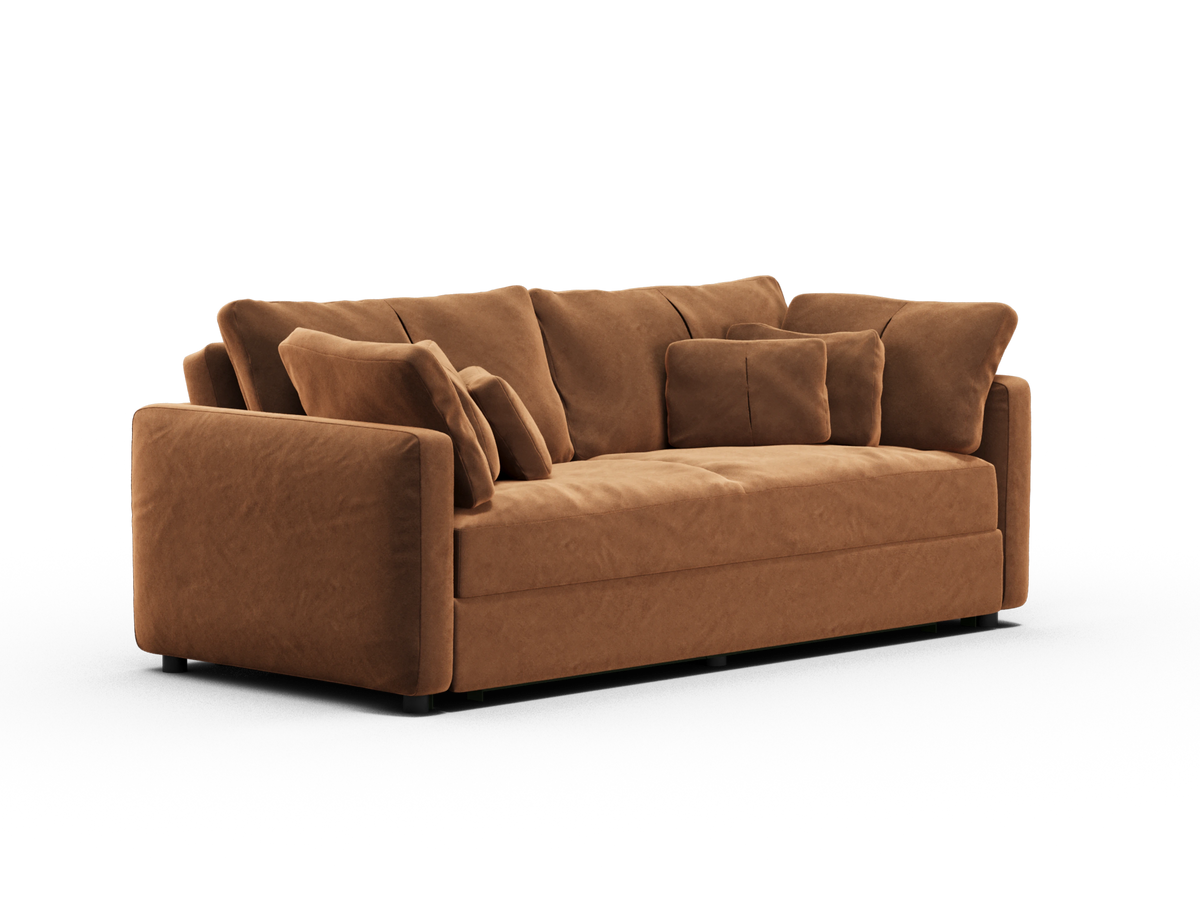 Paddo Sofa Bed - Burnt Butter (Velvet) / 3.5-Seater (King)