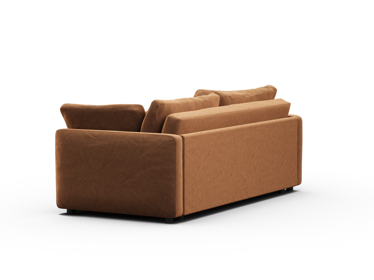 Paddo Sofa Bed - Burnt Butter (Velvet) / 3.5-Seater (King)