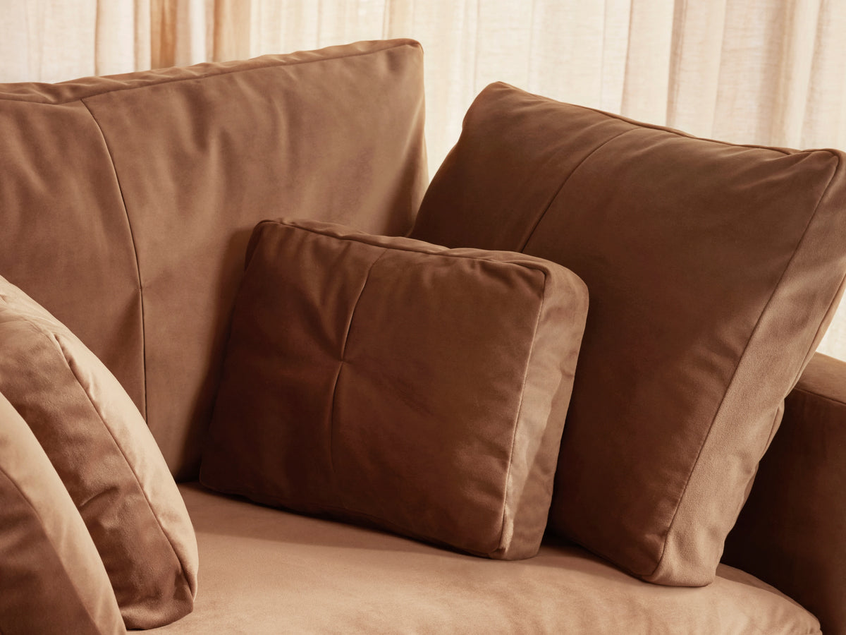 Paddo Sofa Bed - Burnt Butter (Velvet) / 3-Seater (Queen)