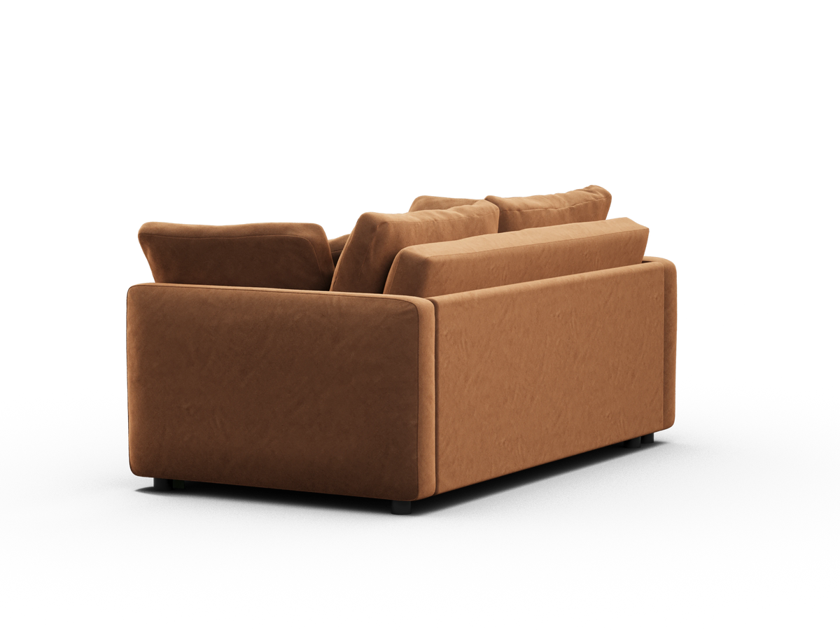 Paddo Sofa Bed - Burnt Butter (Velvet) / 3-Seater (Queen)