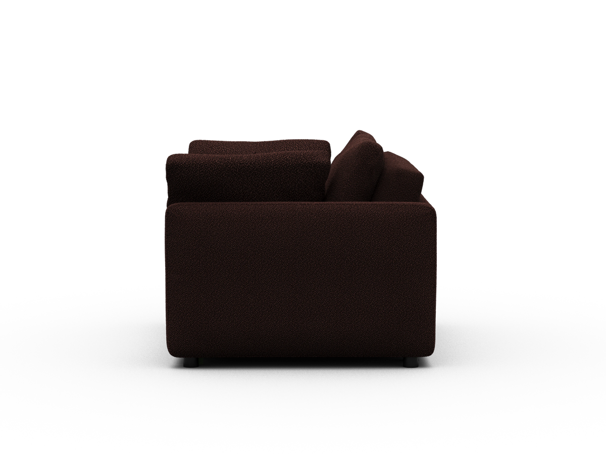 Paddo Sofa Bed - Burnt Mulberry (Luxe edition) / 1.5-Seater (Single)