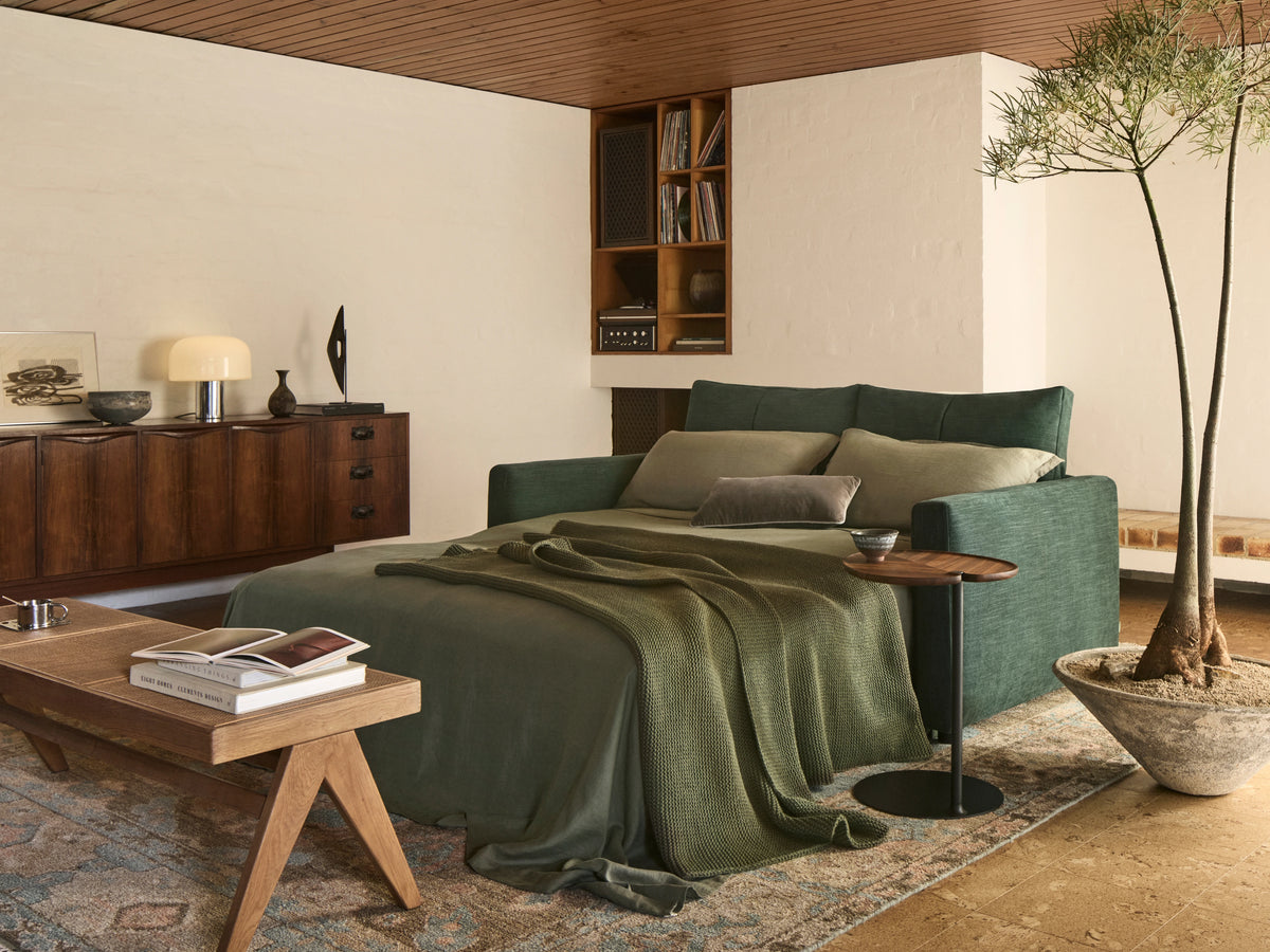 Paddo Sofa Bed - Fern Gully / 3-Seater (Queen)