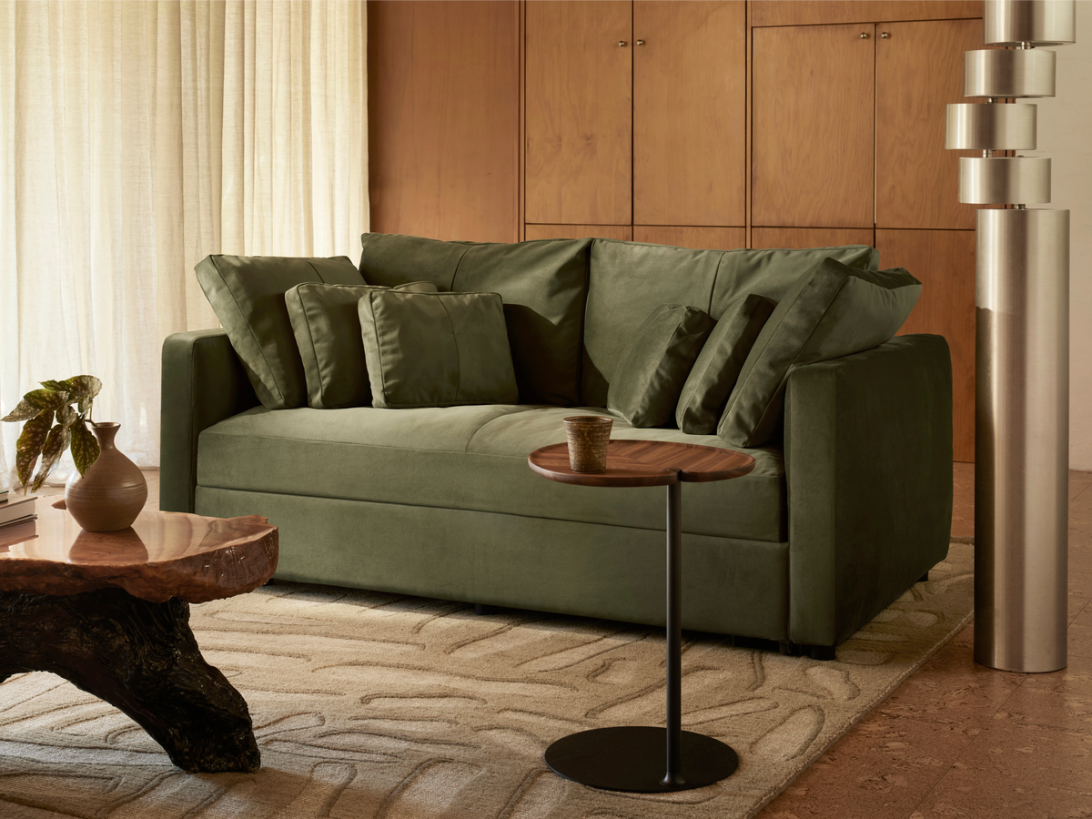 Paddo Sofa Bed - Velvet Moss (Velvet) / 2.5-Seater (Double)