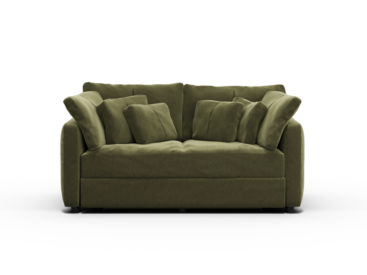 Paddo Sofa Bed - Velvet Moss (Velvet) / 2.5-Seater (Double)