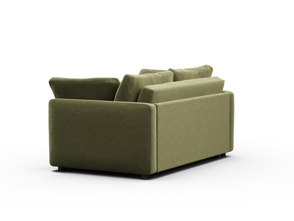 Paddo Sofa Bed - Velvet Moss (Velvet) / 2.5-Seater (Double)