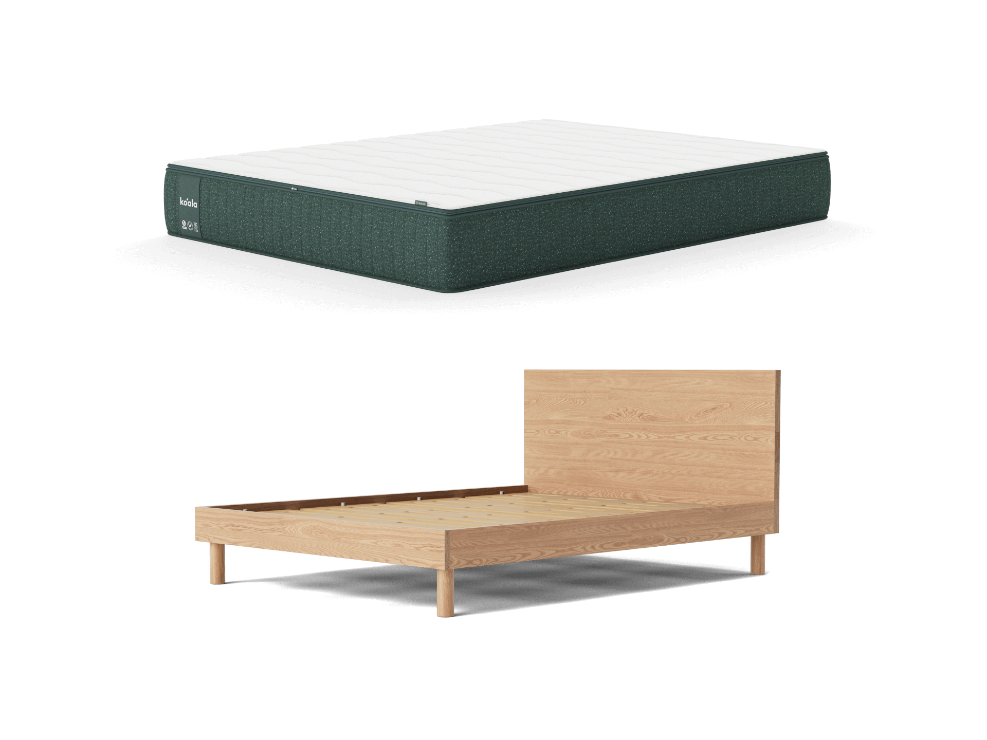 Koala Polar+ Mattress & Balmain Bed Base Bundle - Queen