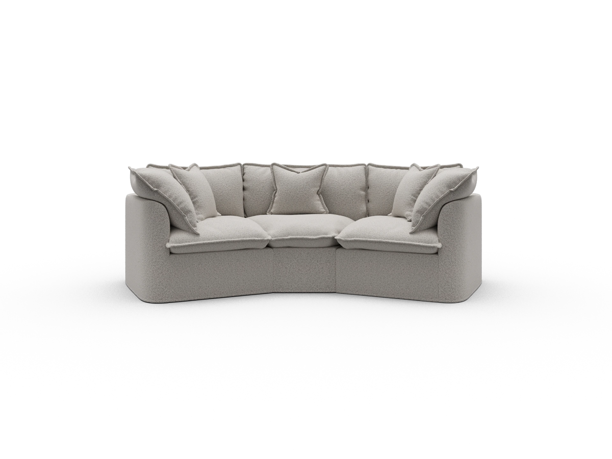 Tamarama Modular Sofa - 3 Sections / Regular / Aussie Latte (Luxe)