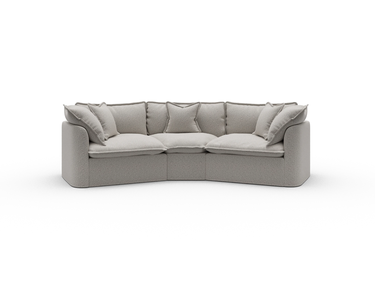 Tamarama Modular Sofa - 3 Sections / Extra Wide / Aussie Latte (Luxe)