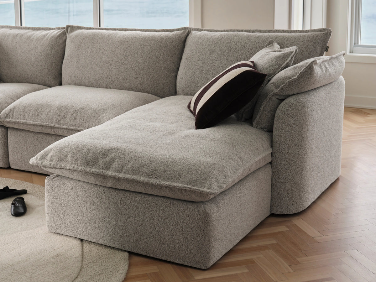 Tamarama Modular Sofa - 4 Sections / Regular / Aussie Latte (Luxe)
