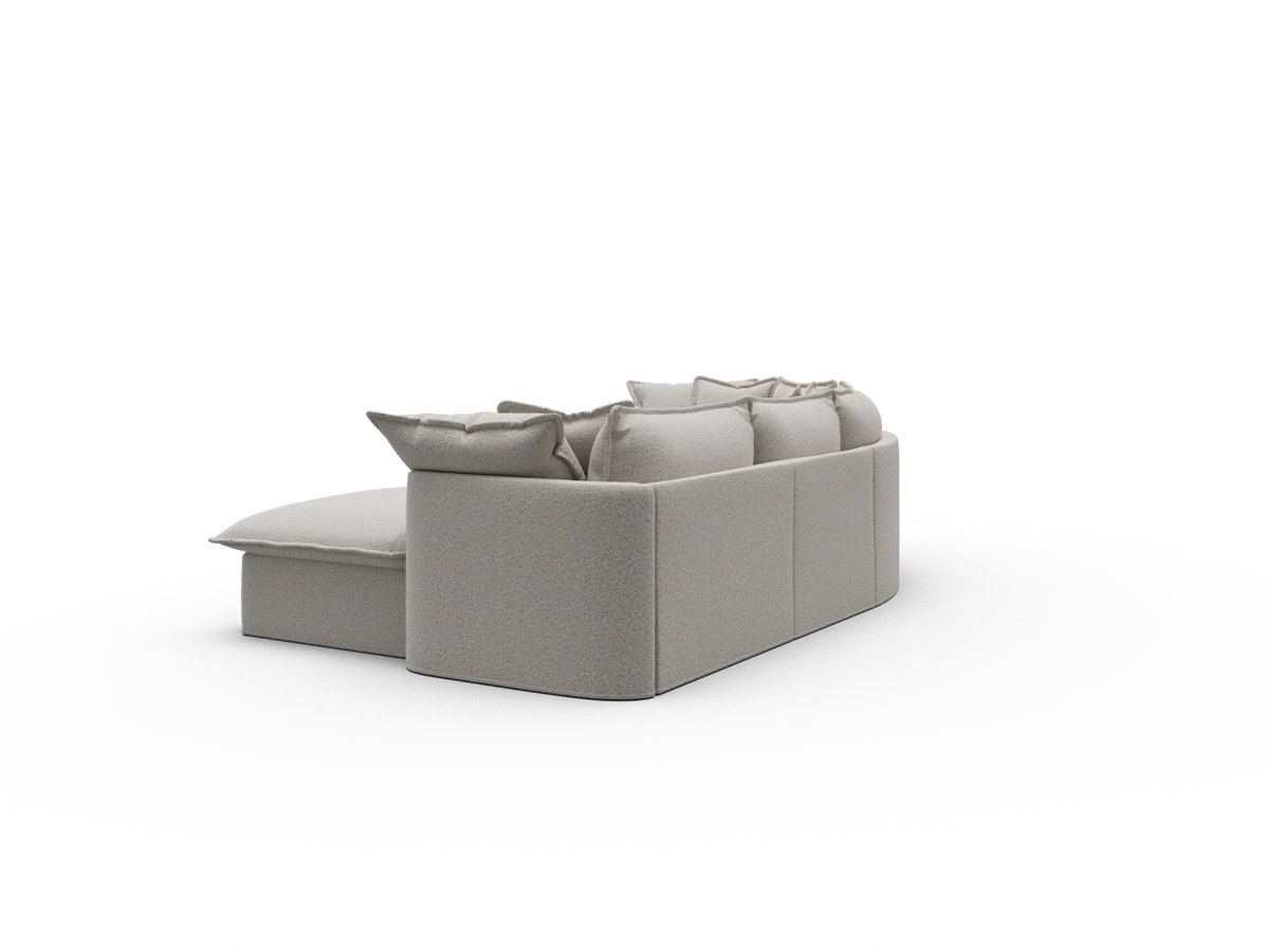 Tamarama Modular Sofa - 4 Sections / Regular / Aussie Latte (Luxe)